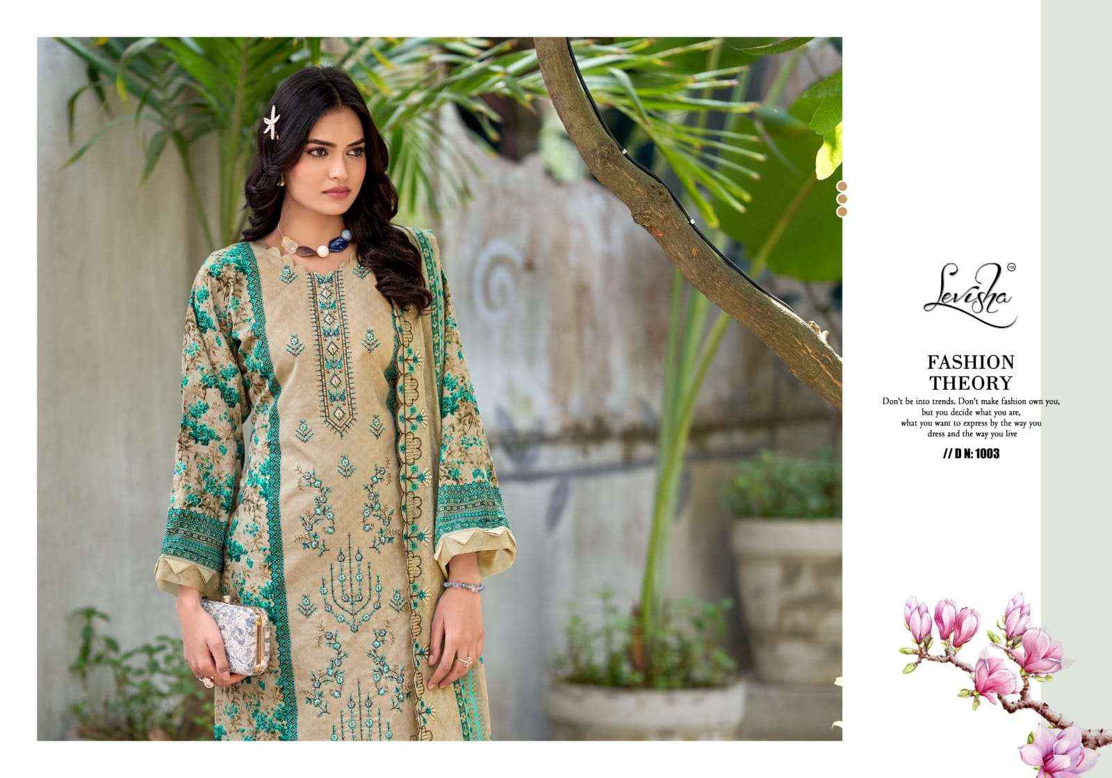 Levisha Bin Saeed Nx Vol 4 Exclusive Designs Cotton Dress Collection ( 6 Pcs Catalog )