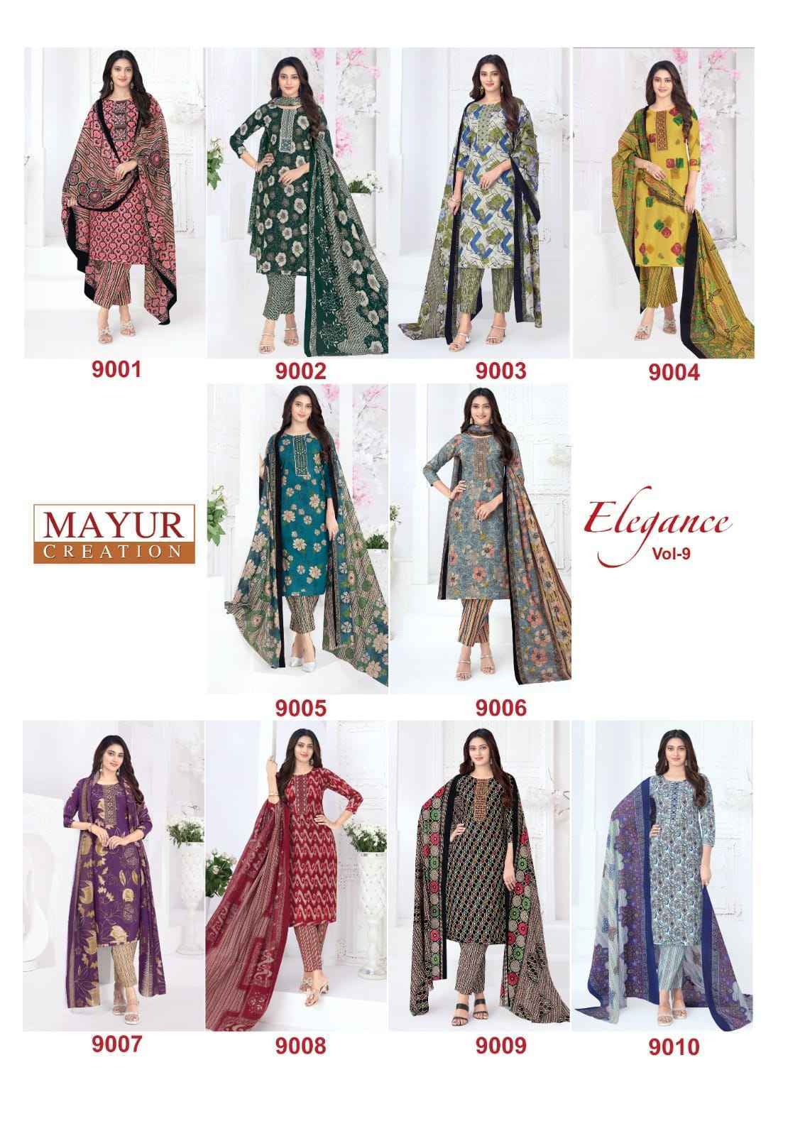 Mayur Creation Elegance Vol 9 Readymade Cotton Dress Collection ( 10 Pcs Catalog )
