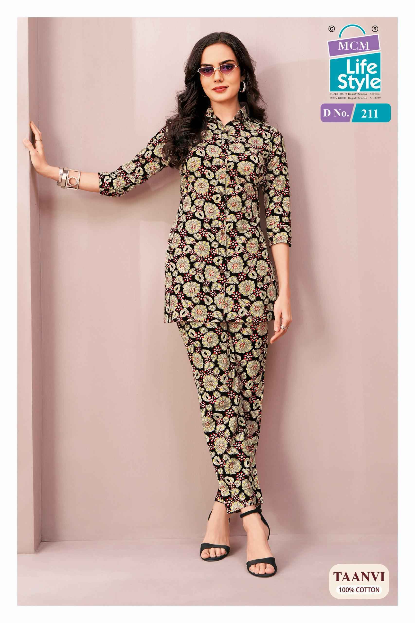 MCM Lifestyle Taanvi Vol 2 Vertican Co Ord Set Wholesale Price ( 10 pcs Catalogue )