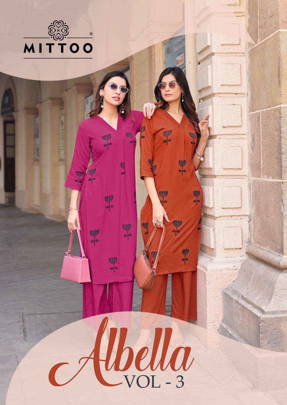 Mittoo Albella Vol 3 Premium Wear Long Cord Suit Catalog Dealers