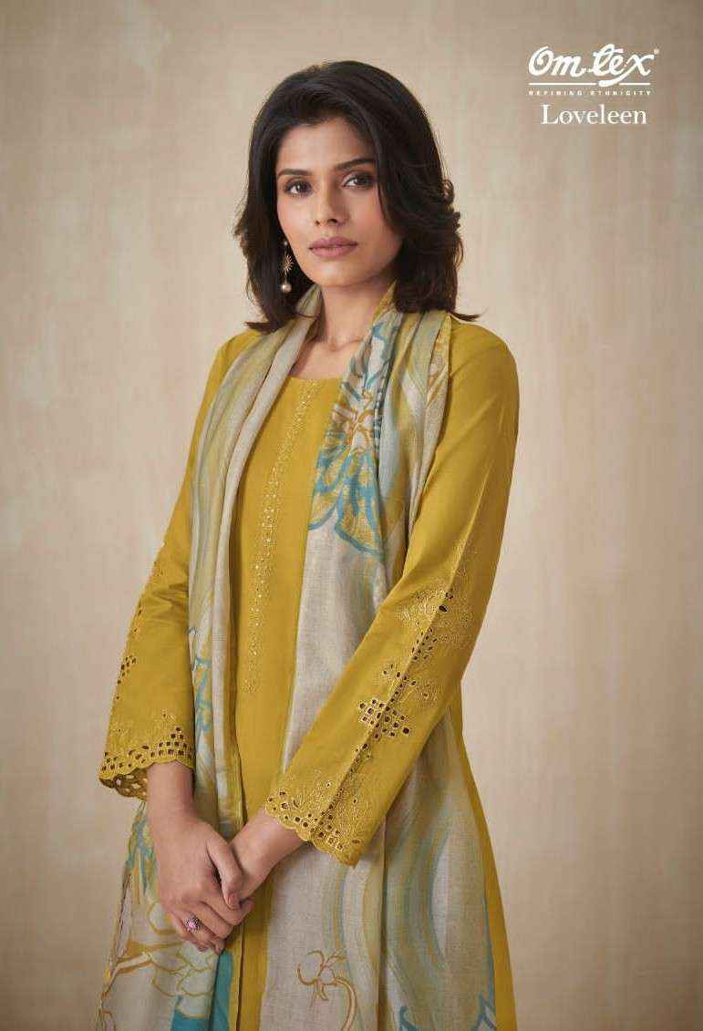 Omtex Loveleen Exclusive Designs Cotton Suit Wholesale Collection ( 5 Pcs Catalog )
