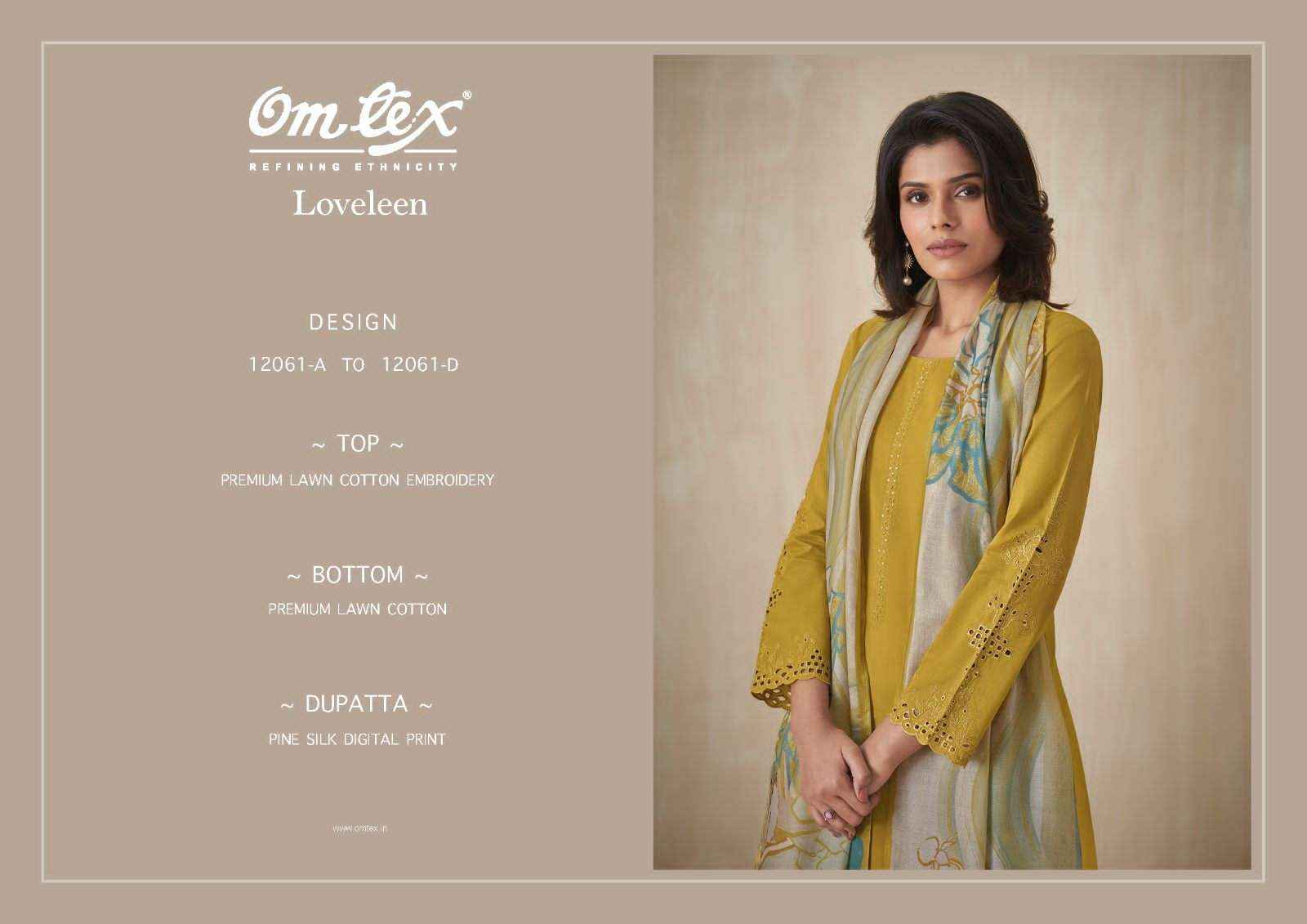 Omtex Loveleen Exclusive Designs Cotton Suit Wholesale Collection ( 5 Pcs Catalog )