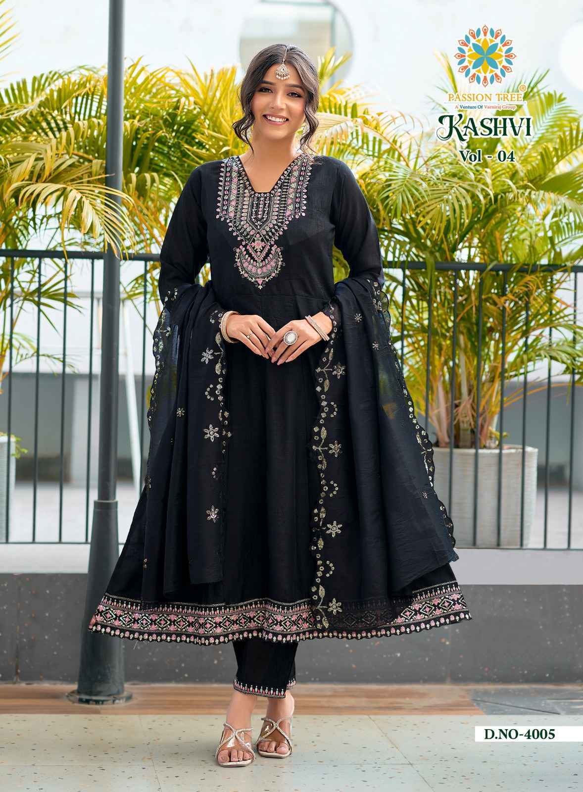 Passion Tree Kashvi Vol 4 Vichitra Silk Kurti Combo Collection ( 8 Pcs Catalog )