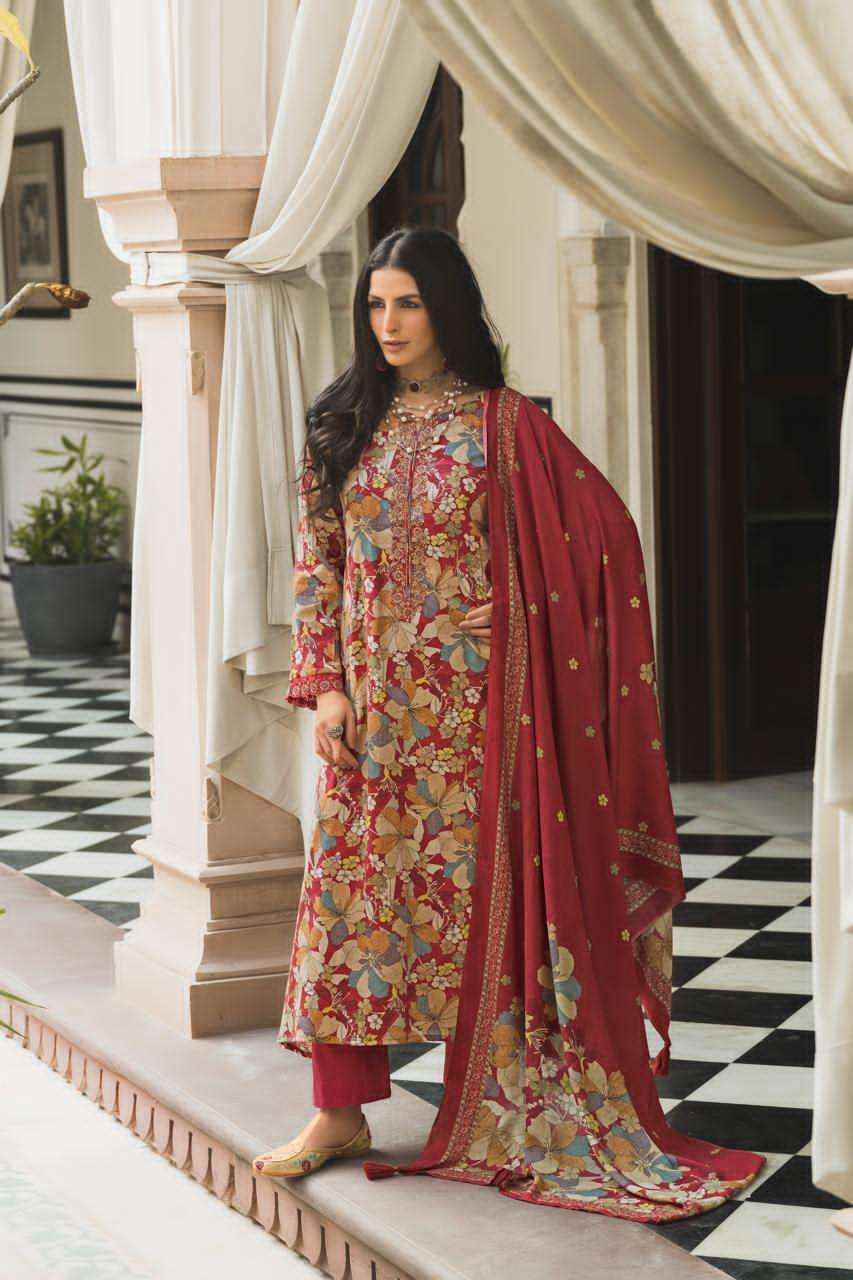 Prm Trendz Elnaz Pure Jam Silk Ladies Suit Wholesale Collection ( 6 Pcs Catalog )