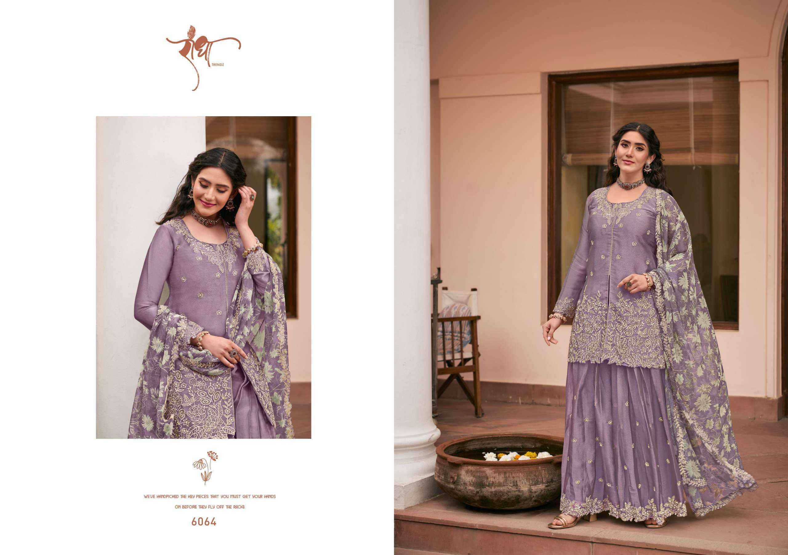 Radha Trendz Sonam Readymade Silk Dress Collection ( 4 Pcs Catalog )