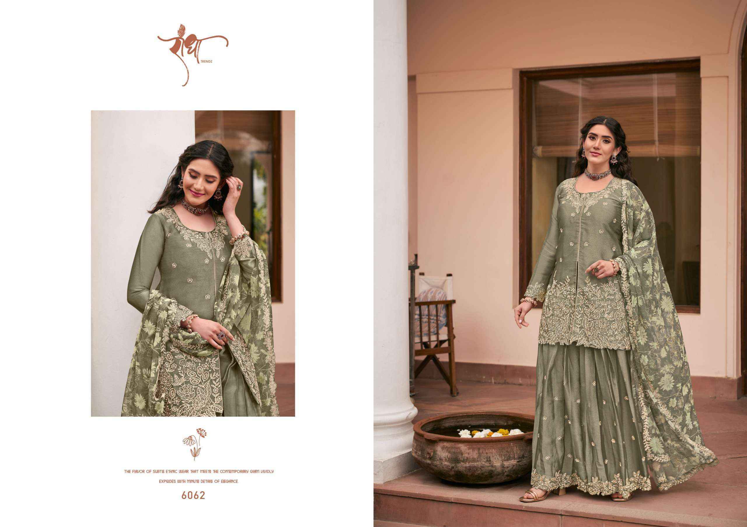 Radha Trendz Sonam Readymade Silk Dress Collection ( 4 Pcs Catalog )