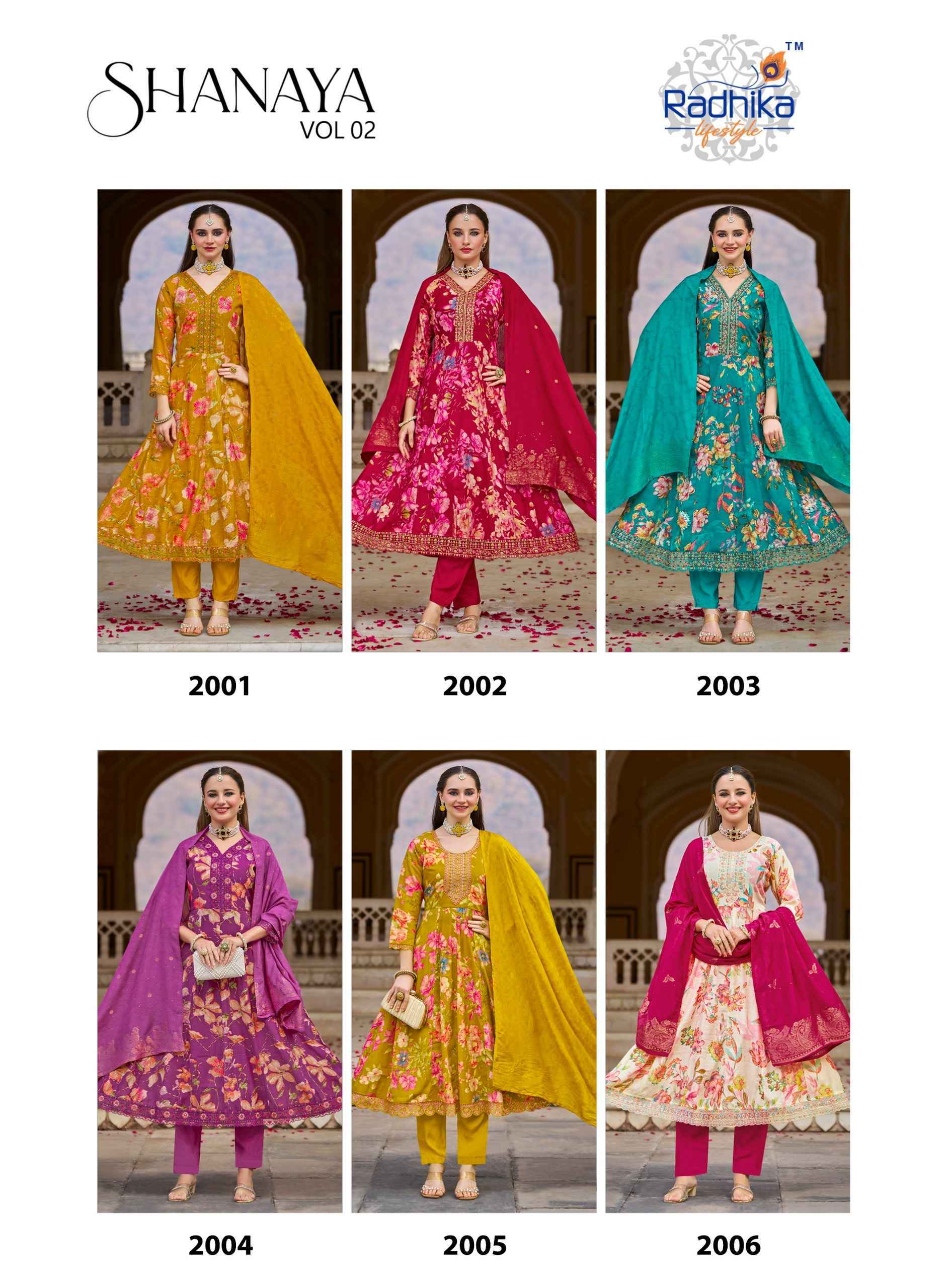 Radhika Lifestyle Shanaya Vol 2 Milano Kurti Combo Collection ( 6 Pcs Catalog )