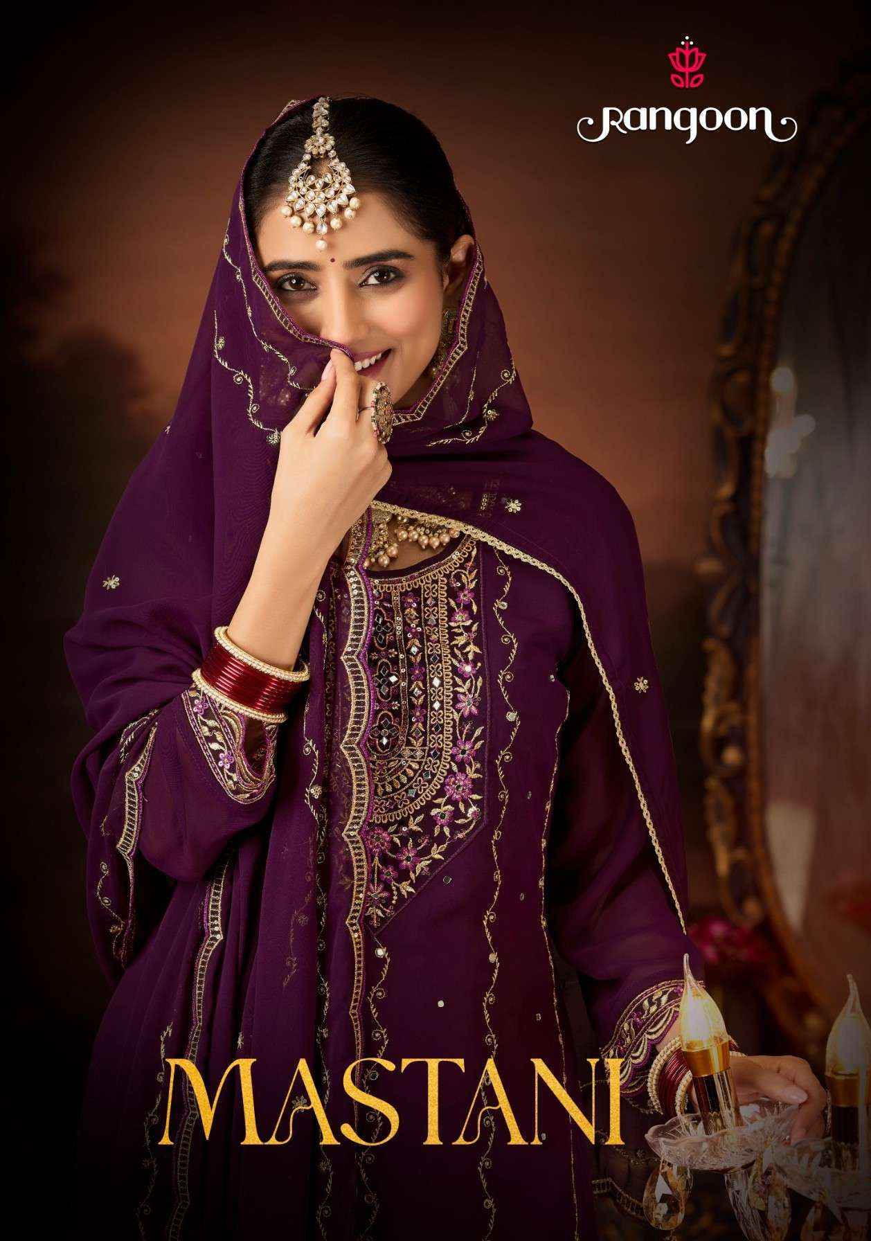 Rangoon Mastani Designer Sharara Dress Collection ( 4 Pcs Catalog )