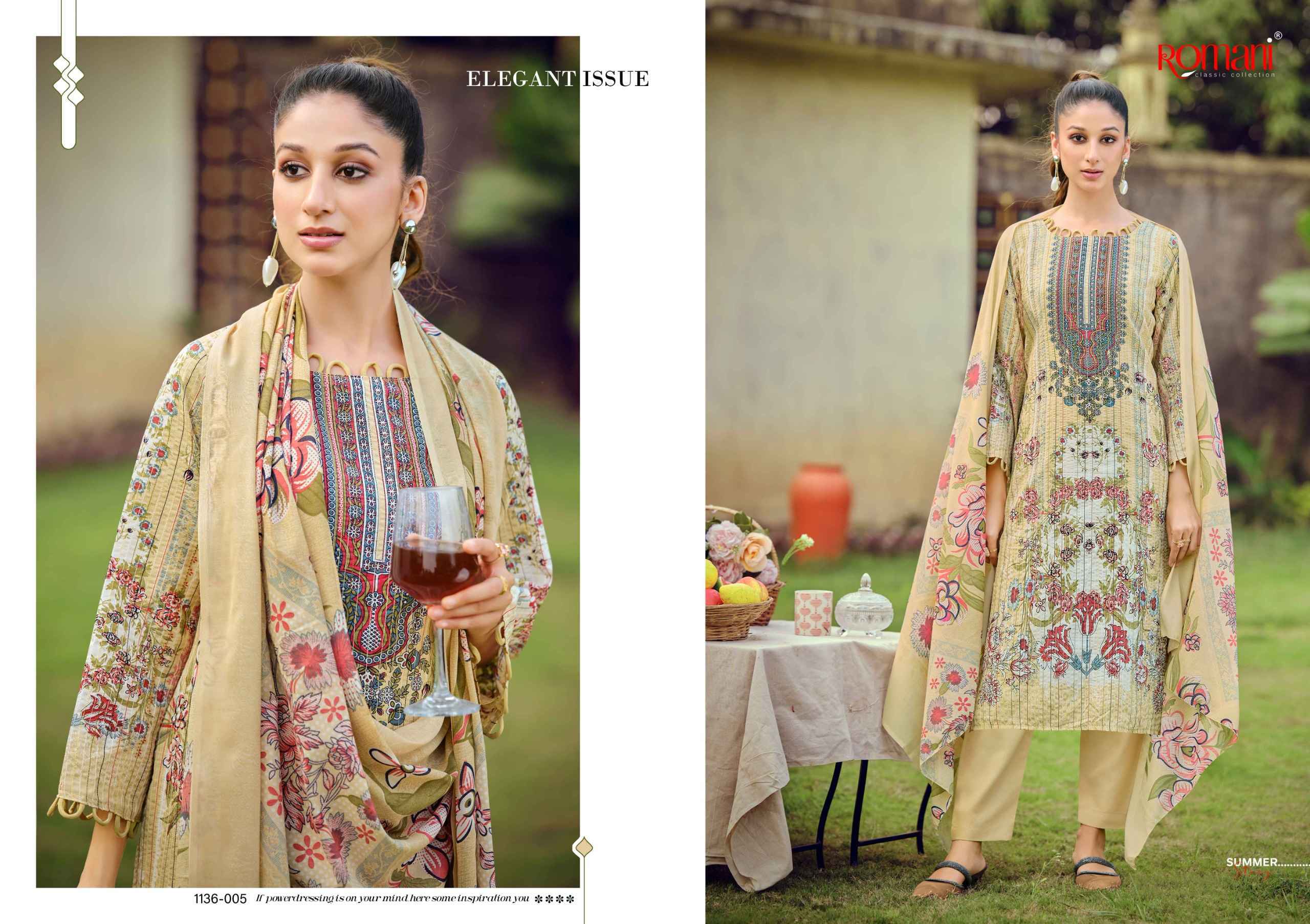 Romani Richa Cotton Dress Material Wholesale Collection ( 8 Pcs Catalog )