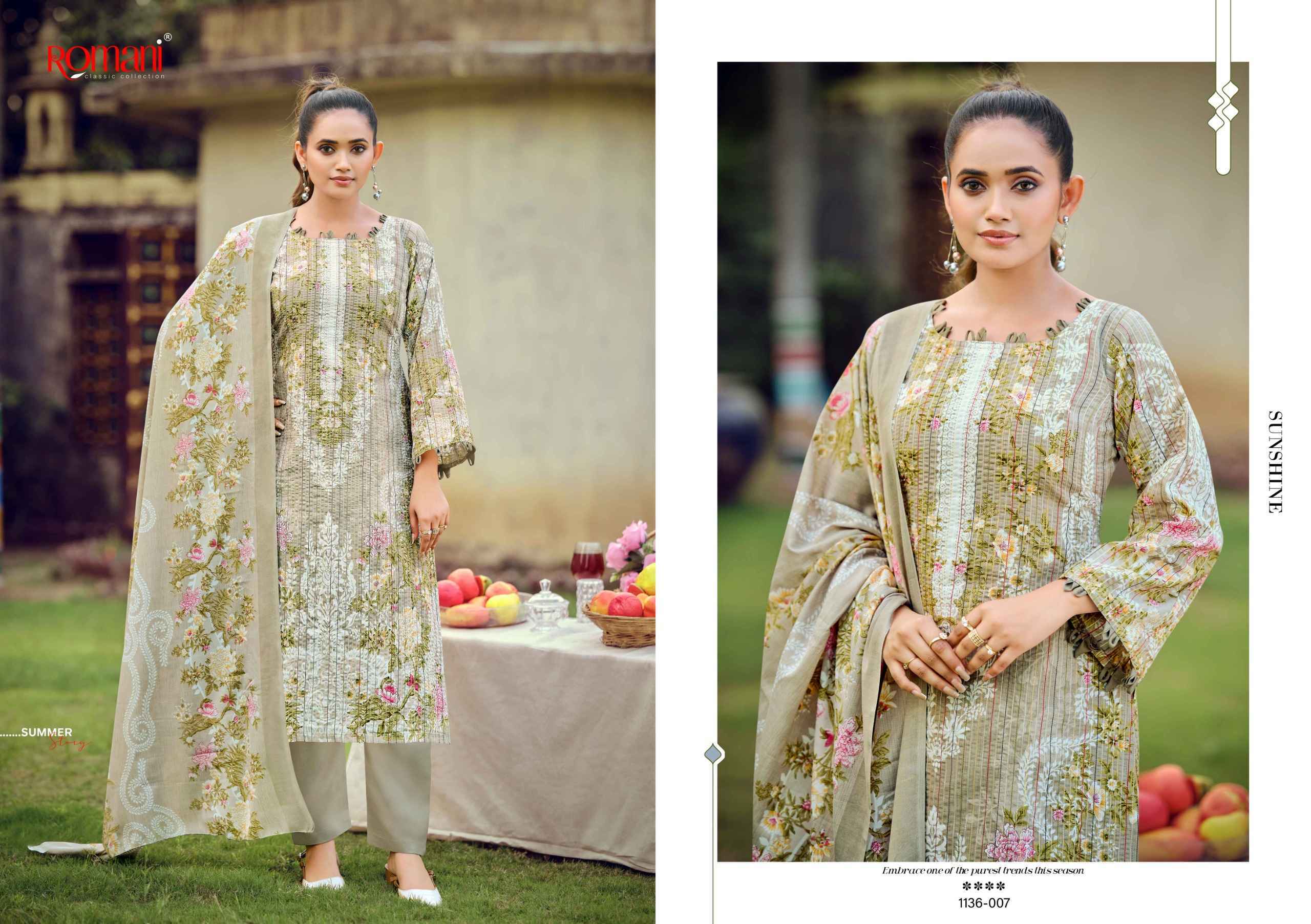 Romani Richa Cotton Dress Material Wholesale Collection ( 8 Pcs Catalog )