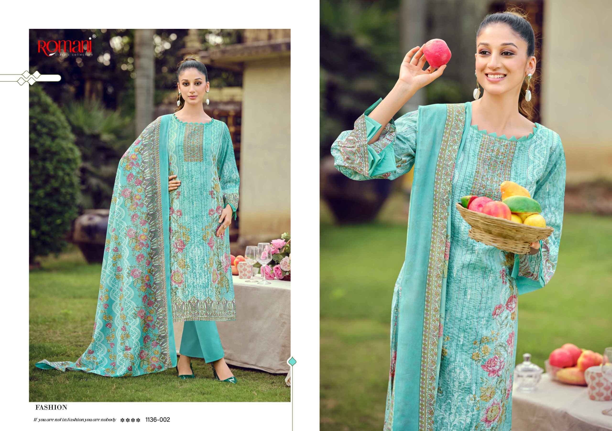 Romani Richa Cotton Dress Material Wholesale Collection ( 8 Pcs Catalog )