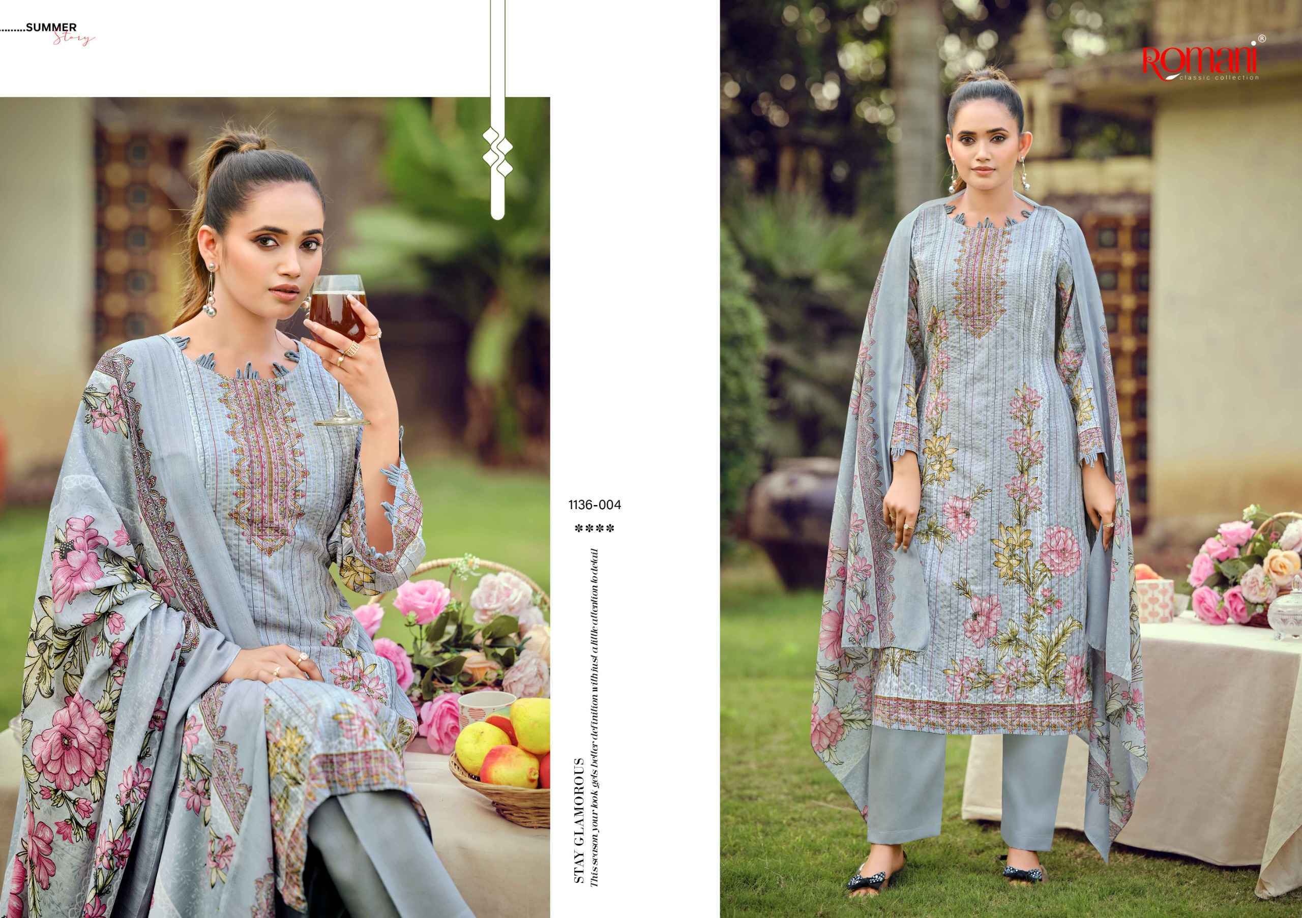 Romani Richa Cotton Dress Material Wholesale Collection ( 8 Pcs Catalog )