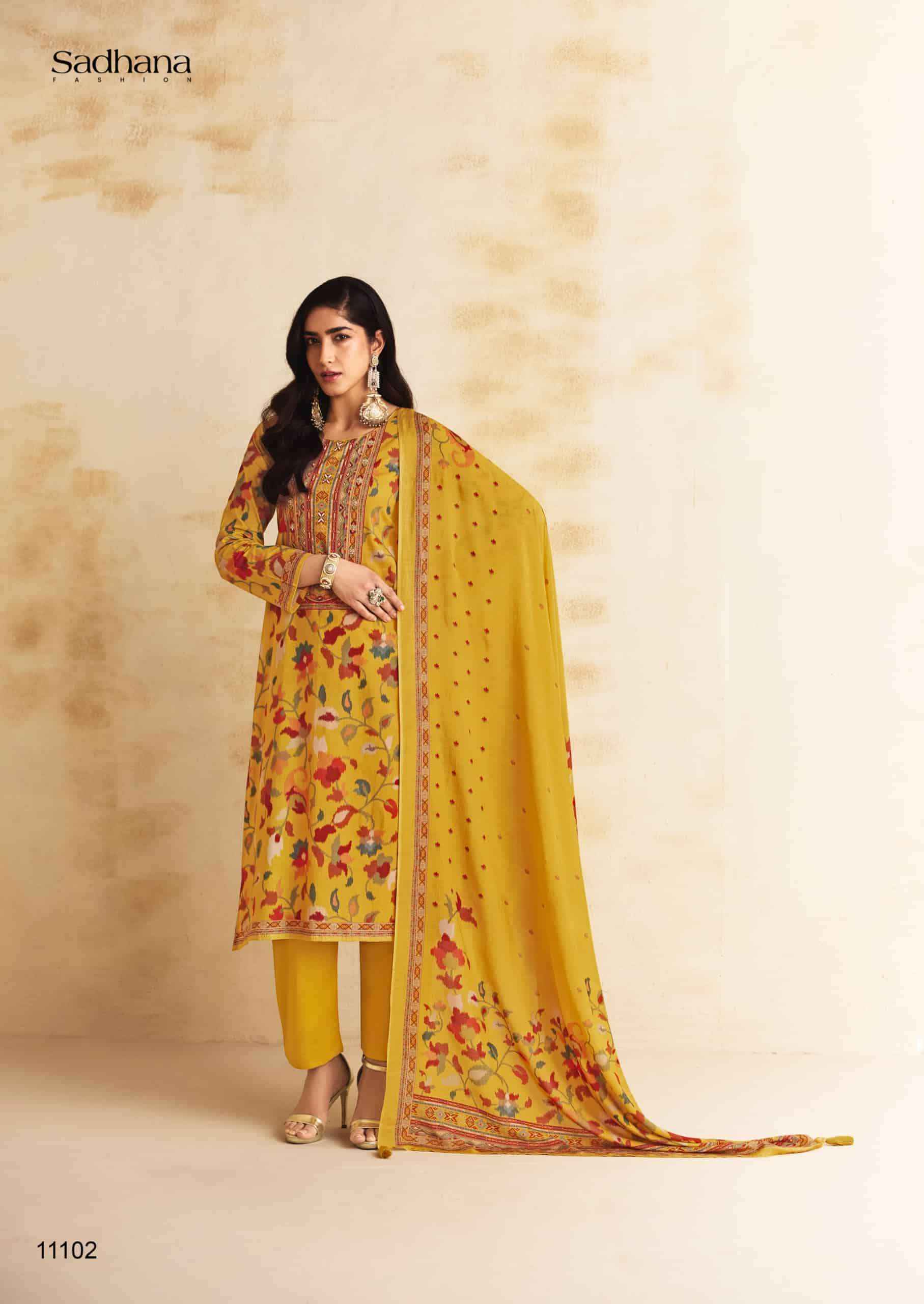 Sadhana Fashion Itrh Fancy Cotton Dress Material Wholesale Collection ( 6 Pcs Catalog )