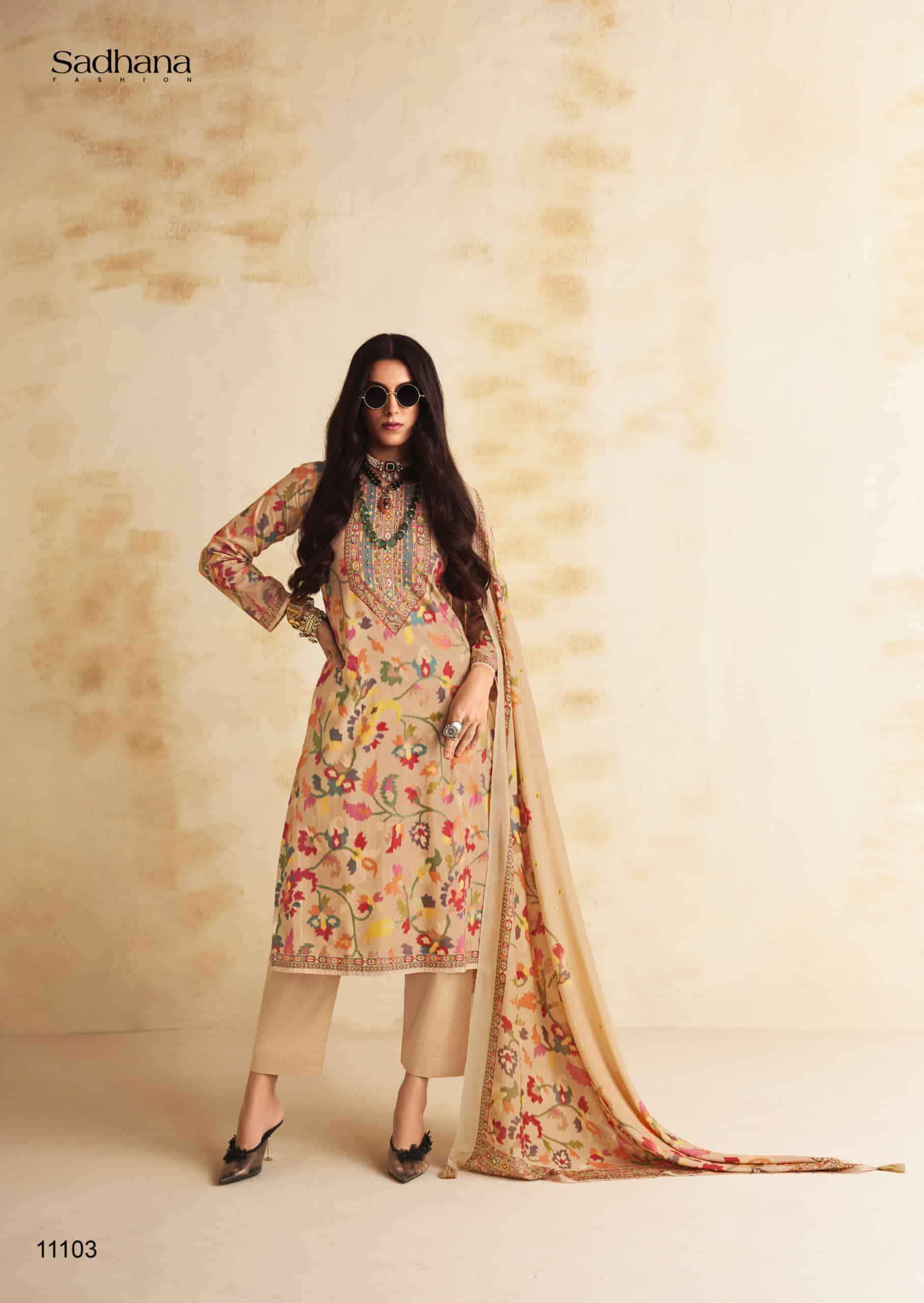 Sadhana Fashion Itrh Fancy Cotton Dress Material Wholesale Collection ( 6 Pcs Catalog )