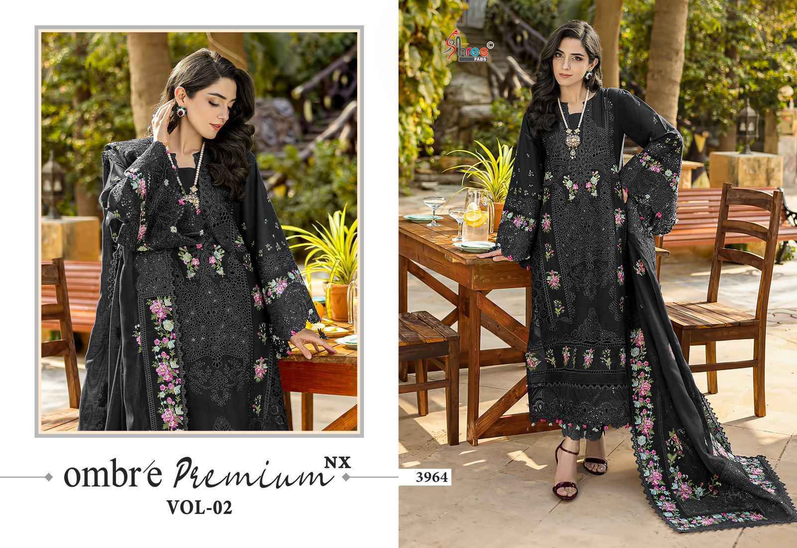 Shree Fabs Ombre Premium Nx Vol 2 Cotton Dress Material Wholesale Collection ( 5 Pcs Catalog )
