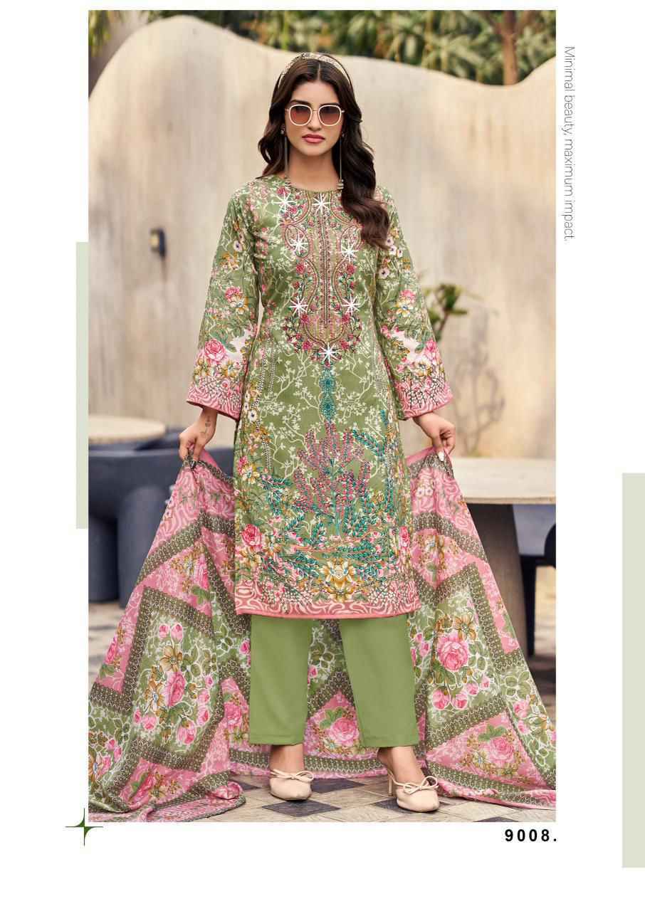 Vandana Creation Nagina‎ Vol 9 Cotton Dress Material Wholesale Collection ( 8 Pcs Catalog )