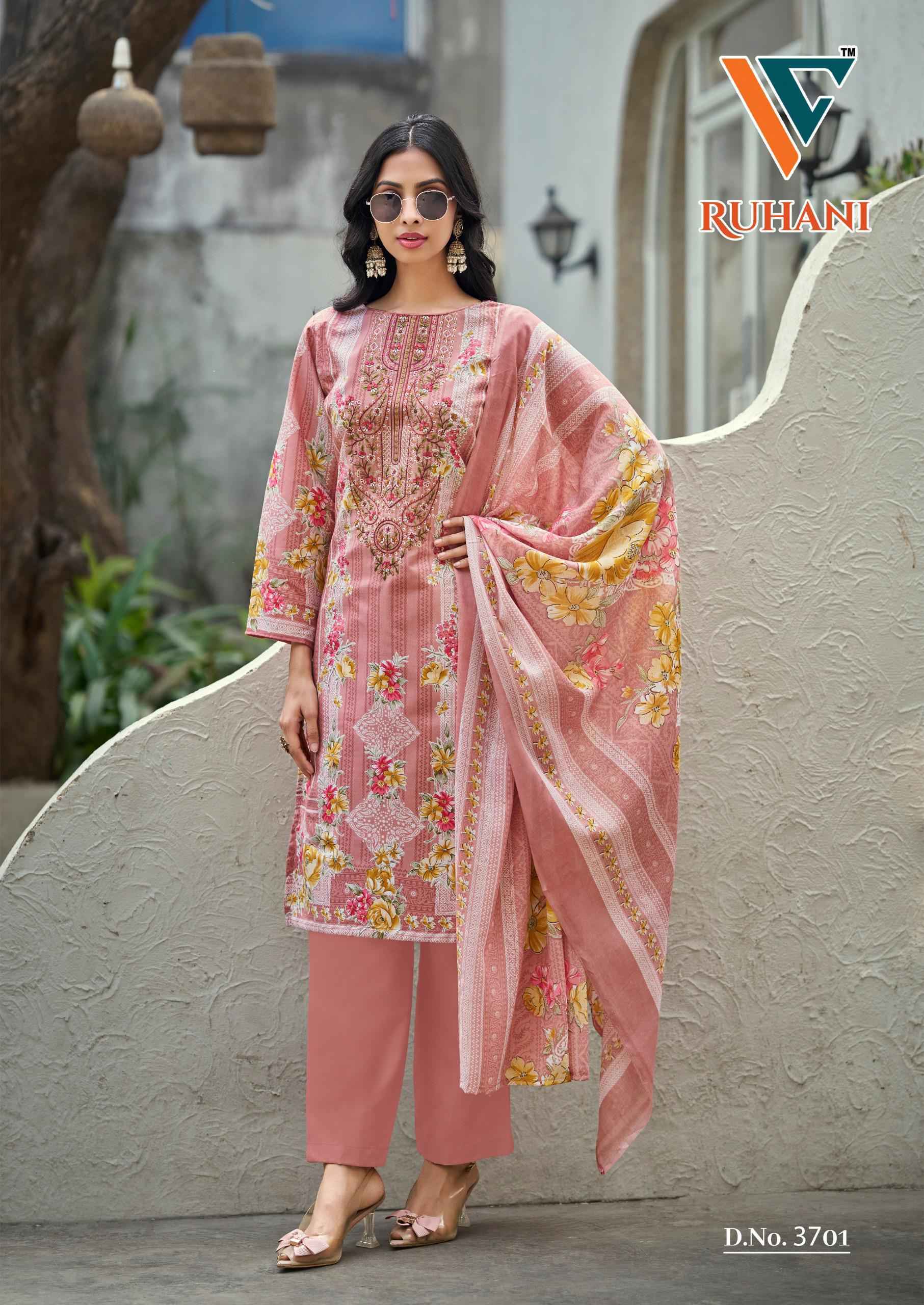 Vandana Creation Ruhani Vol 37 Cotton Dress Material Collection ( 8 Pcs Catalog )