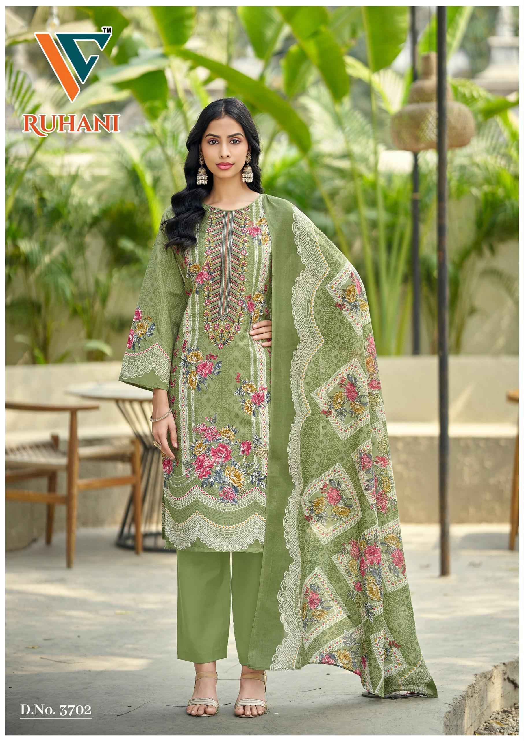 Vandana Creation Ruhani Vol 37 Cotton Dress Material Collection ( 8 Pcs Catalog )