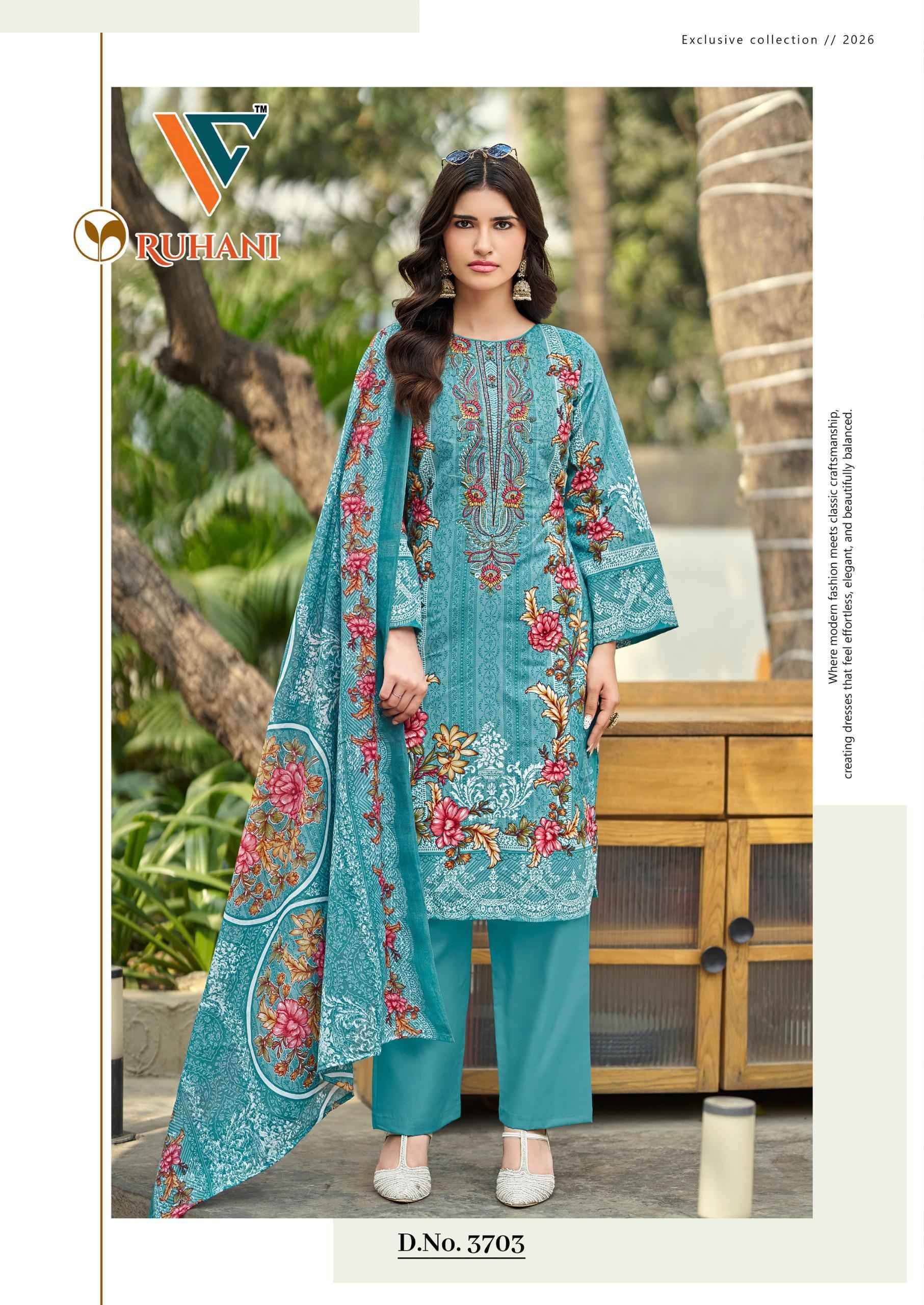 Vandana Creation Ruhani Vol 37 Cotton Dress Material Collection ( 8 Pcs Catalog )