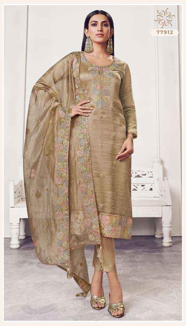 Vinay Fashion Kuleesh Poshak Partywear Style Designer Suit Collection ( 4 Pcs Catalog )