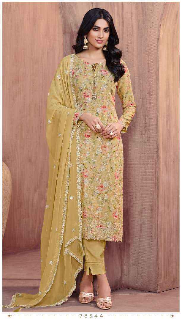 Vinay Fashion Kuleesh Summedha Georgette Suit Latest Catalogue Wholesale Price ( 5 Pcs Catalogue )