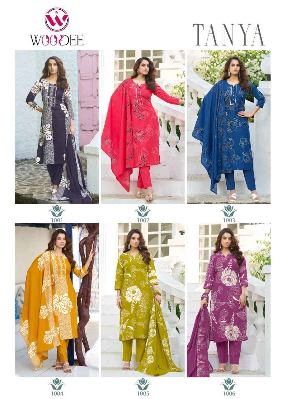 Woodee Tanya Viscose Kurti Combo Collection ( 6 Pcs Catalog )