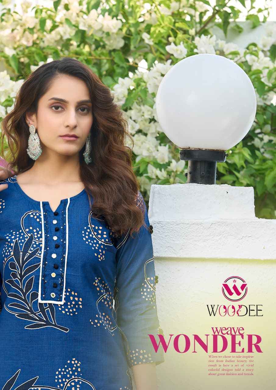 Woodee Tanya Viscose Kurti Combo Collection ( 6 Pcs Catalog )