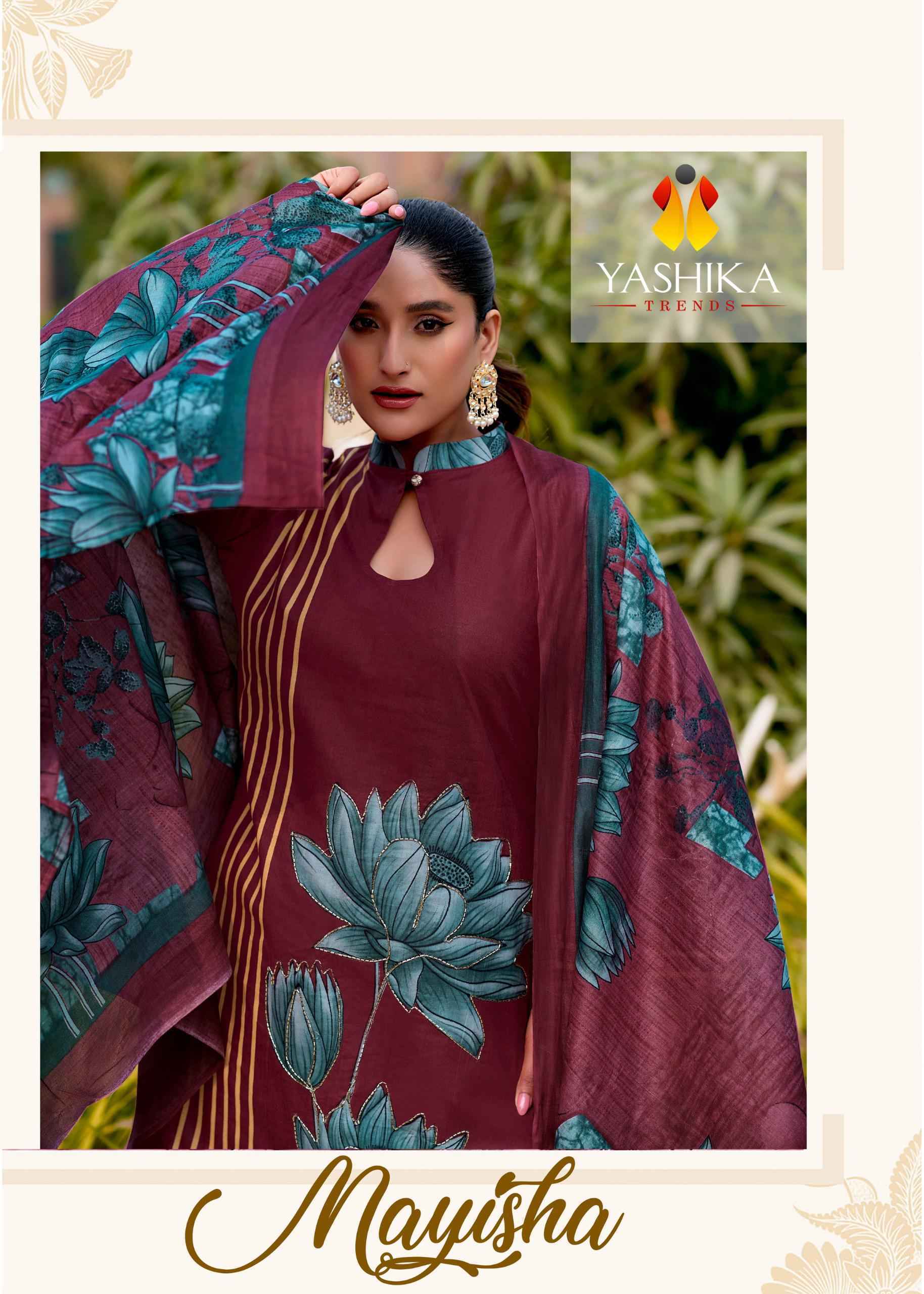 Yashika Trends Mayisha Cotton Dress Material Wholesale Collection ( 5 Pcs Catalog )