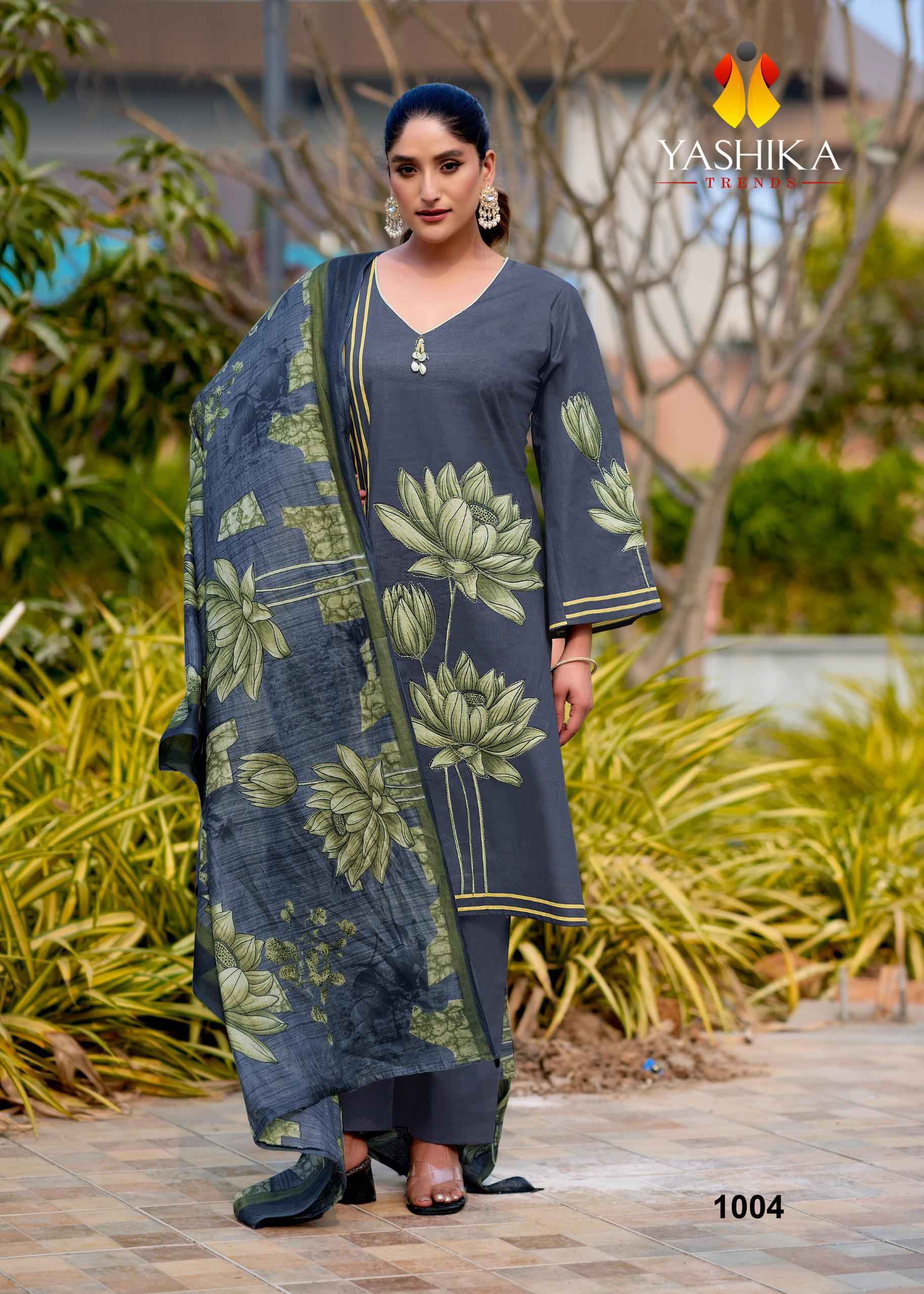 Yashika Trends Mayisha Cotton Dress Material Wholesale Collection ( 5 Pcs Catalog )