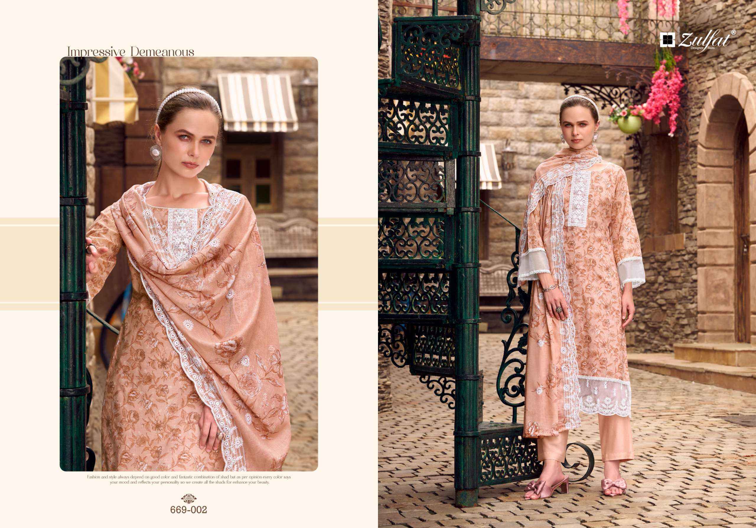 Zulfat Kiyara Cotton Dress Material Wholesale Collection ( 6 Pcs Catalog )