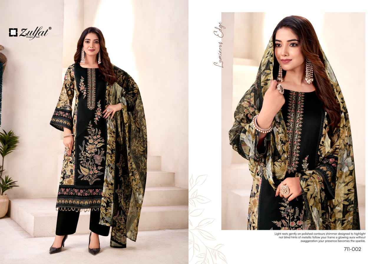Zulfat Naseera Jam Cotton Dress Material Wholesale Collection ( 4 Pcs Catalog )
