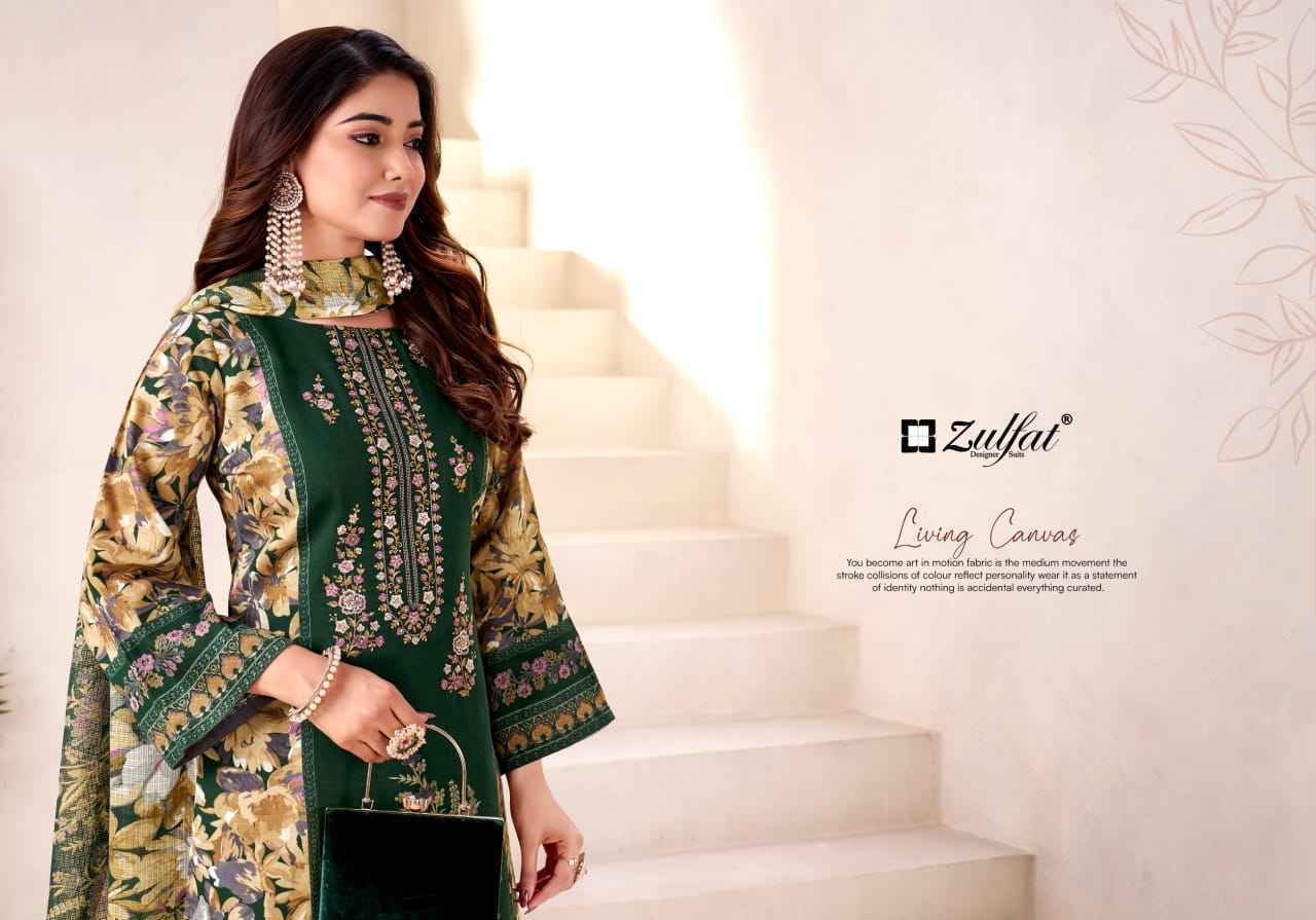 Zulfat Naseera Jam Cotton Dress Material Wholesale Collection ( 4 Pcs Catalog )