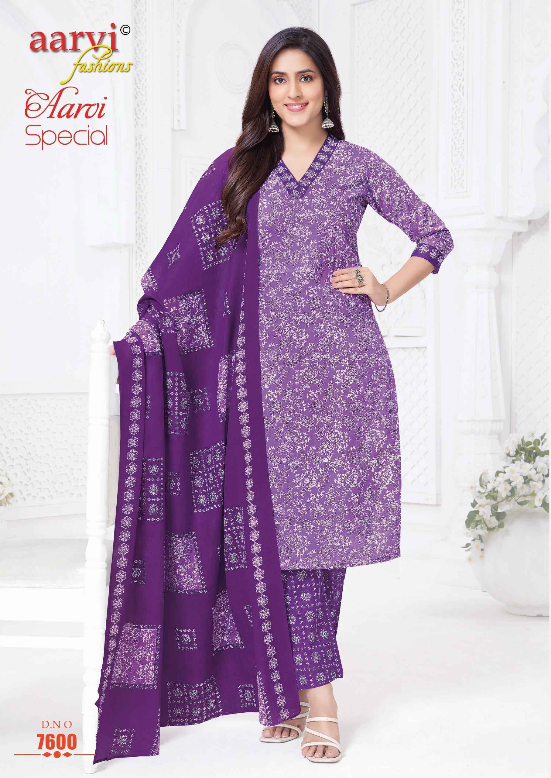 Aarvi Fashion Aarvi Special Vol 20 Cambric Cotton Radymade  Suits Wholesale Price ( 12 pcs Catalogue )