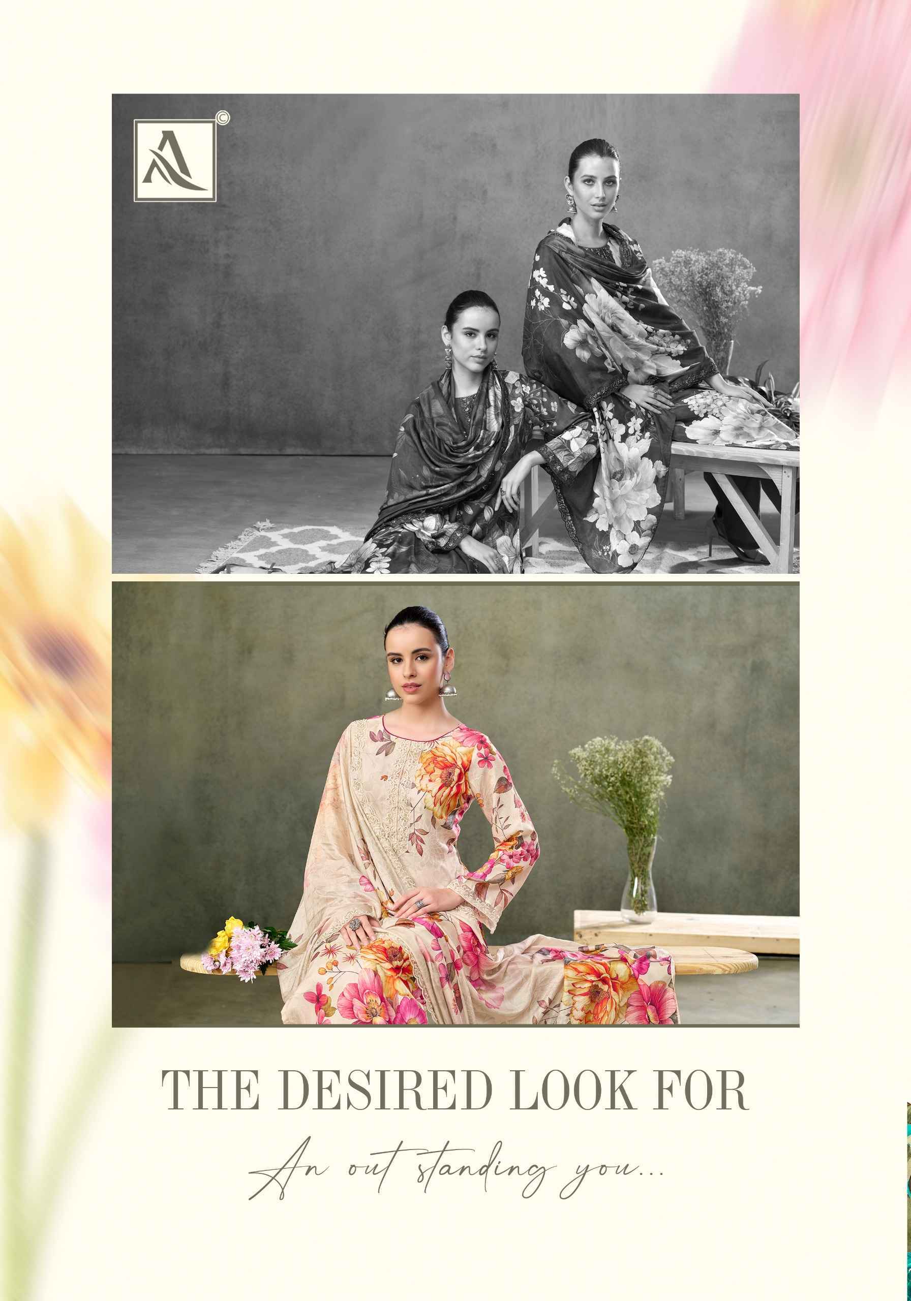 Alok Fariha Edition 6 Muslin Dress Material Wholesale Collection ( 8 Pcs Catalog )