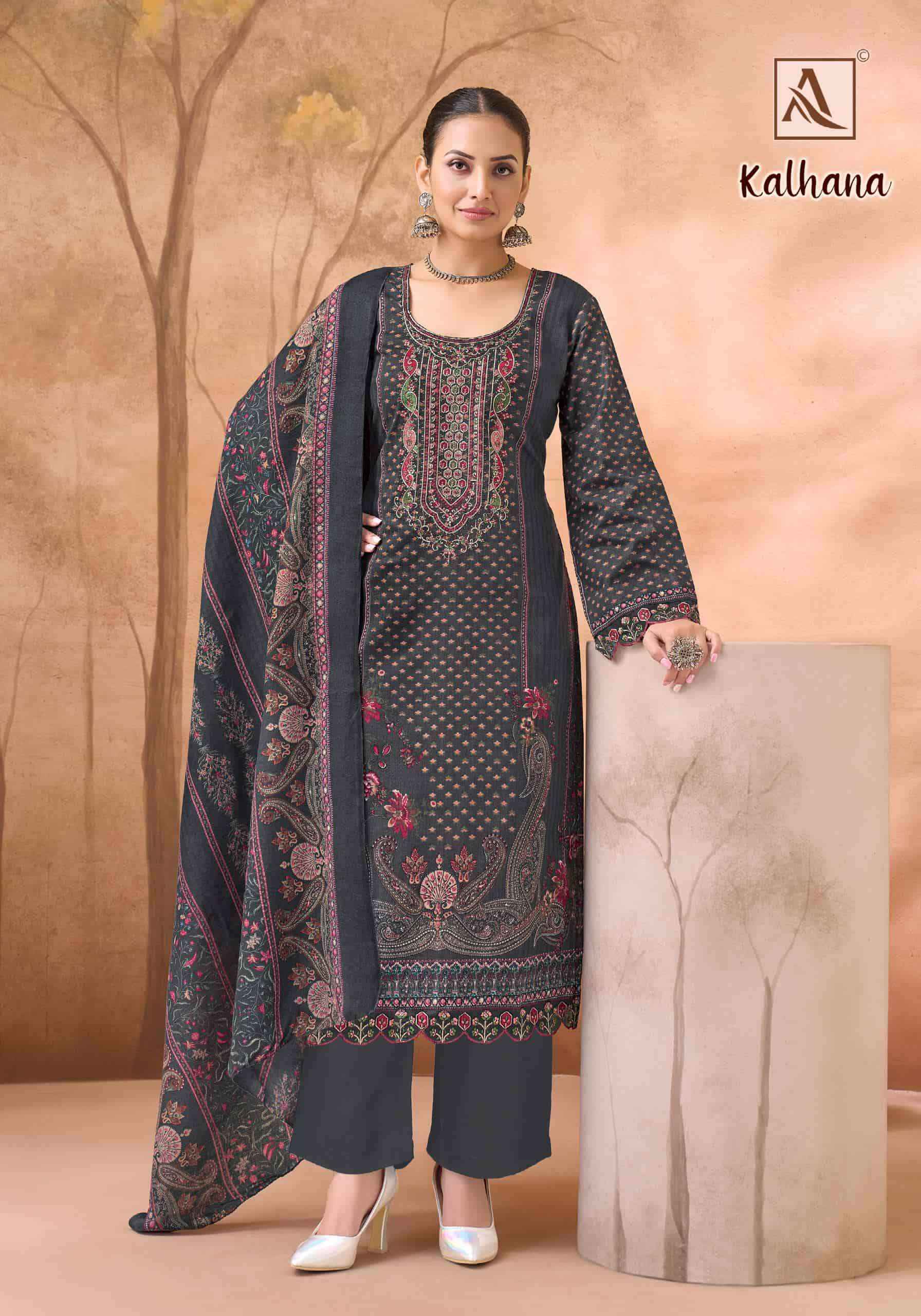 Alok Suit Kalhana Pure Cotton Fancy Dress Collection ( 6 Pcs Catalog )