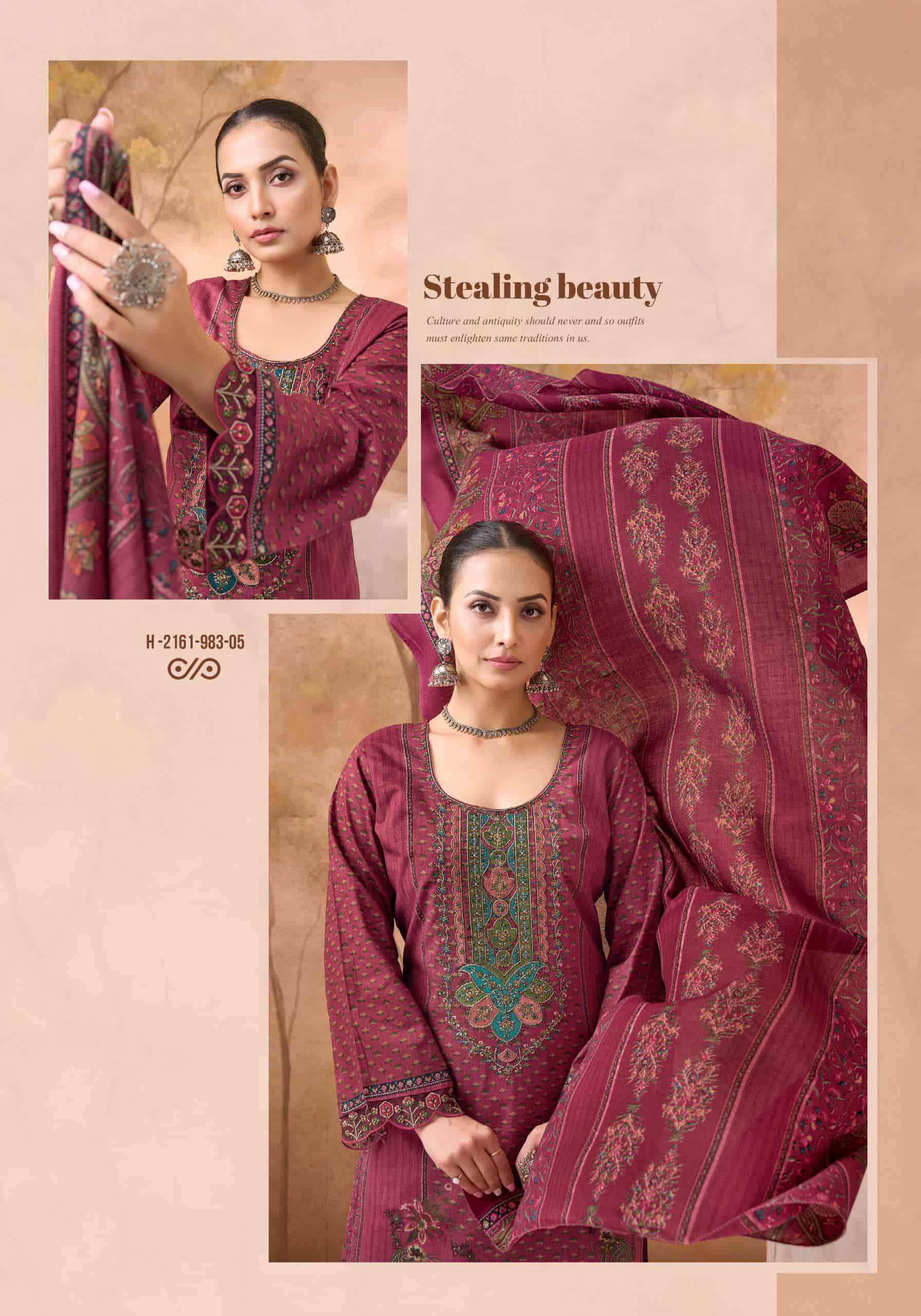 Alok Suit Kalhana Pure Cotton Fancy Dress Collection ( 6 Pcs Catalog )