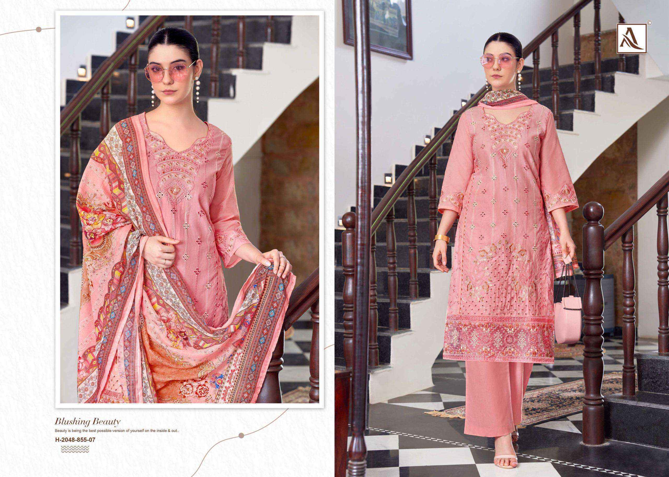Alok Suits The Libas Lawn Cotton Dress Material Wholesale Online Price ( 7 pcs Catalogue )