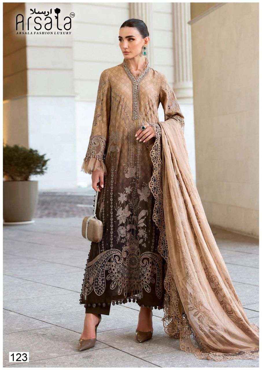 ARSALA FASHION AMARA VOL 3 PAKISTANI SUITS WHOLESALE PRICE ( 6 PCS CATALOGUE )