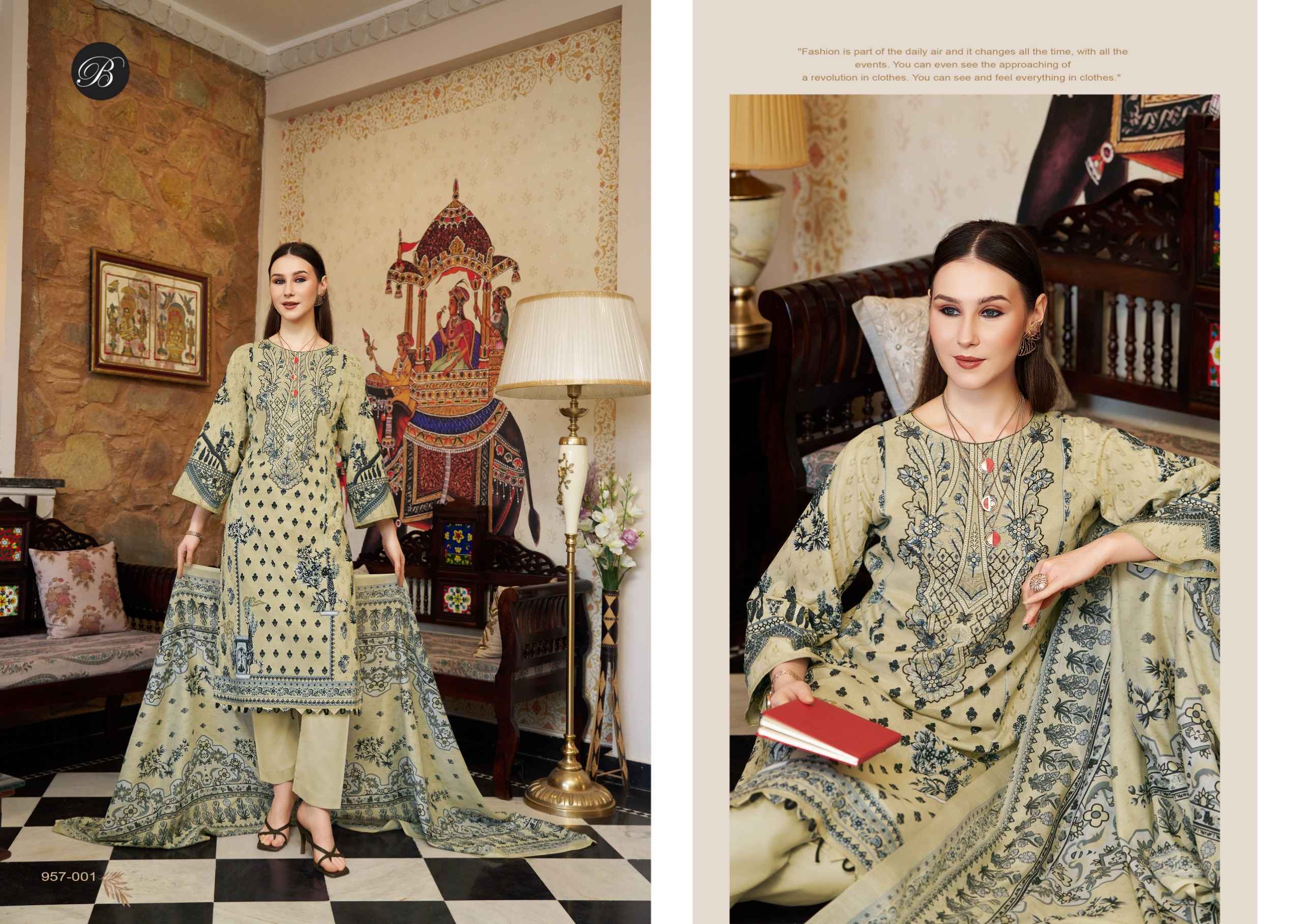 Belliza Naira Vol 134 Cotton Dress Material Wholesale Collection ( 8 Pcs Catalog )