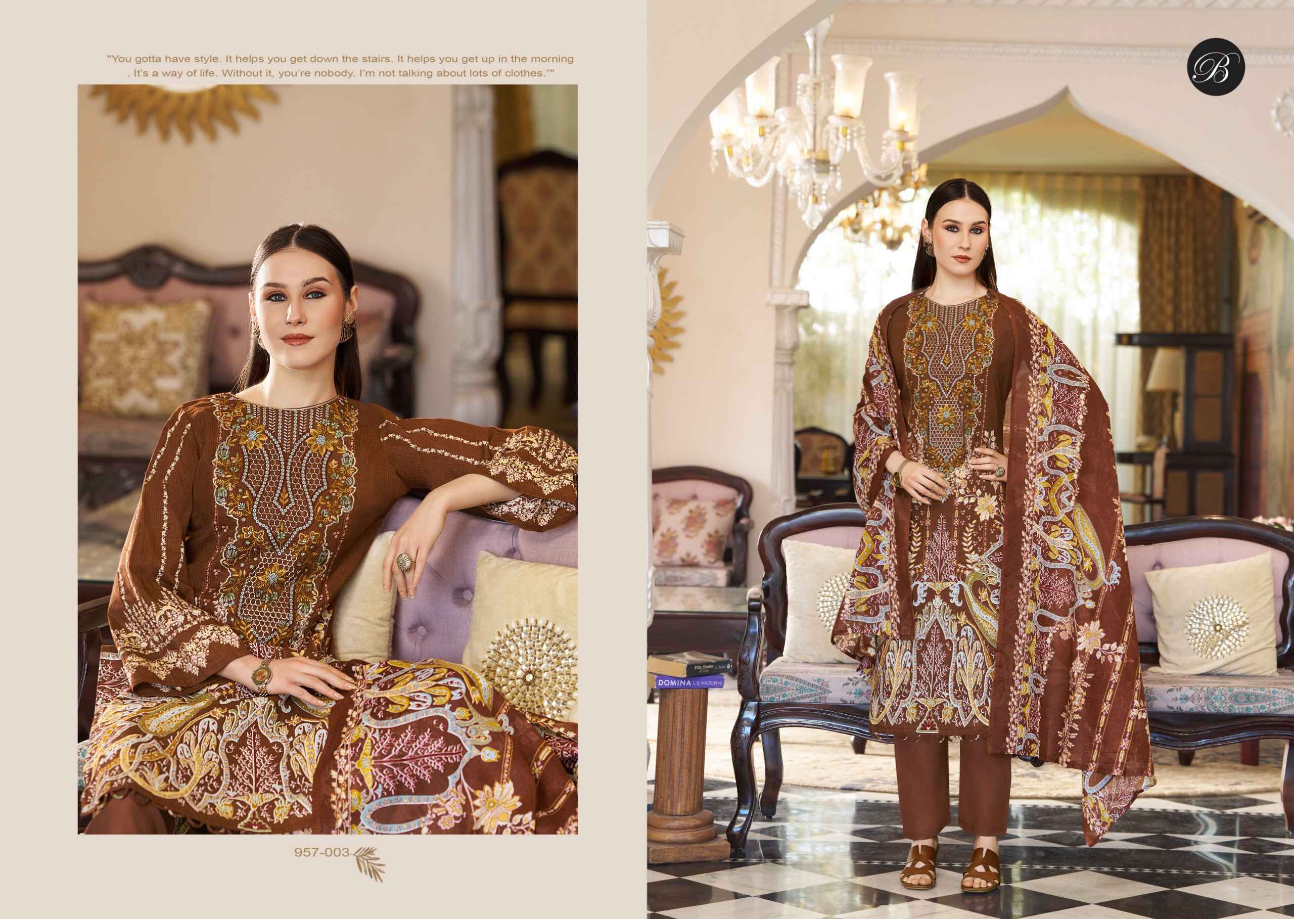 Belliza Naira Vol 134 Cotton Dress Material Wholesale Collection ( 8 Pcs Catalog )