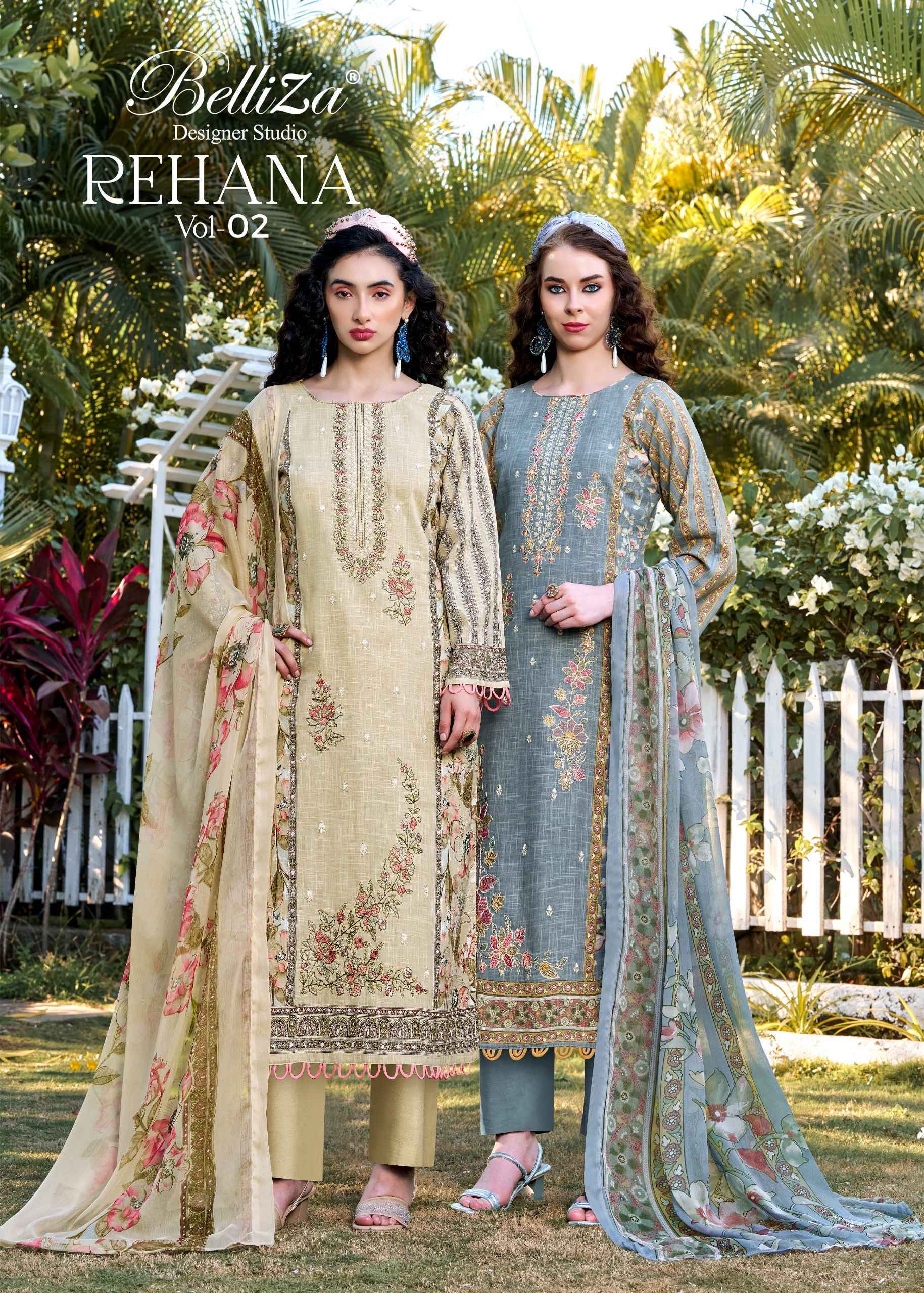 Belliza Rehana Vol 2 Cotton Dress Material Wholesale Collection ( 6 Pcs Catalog )