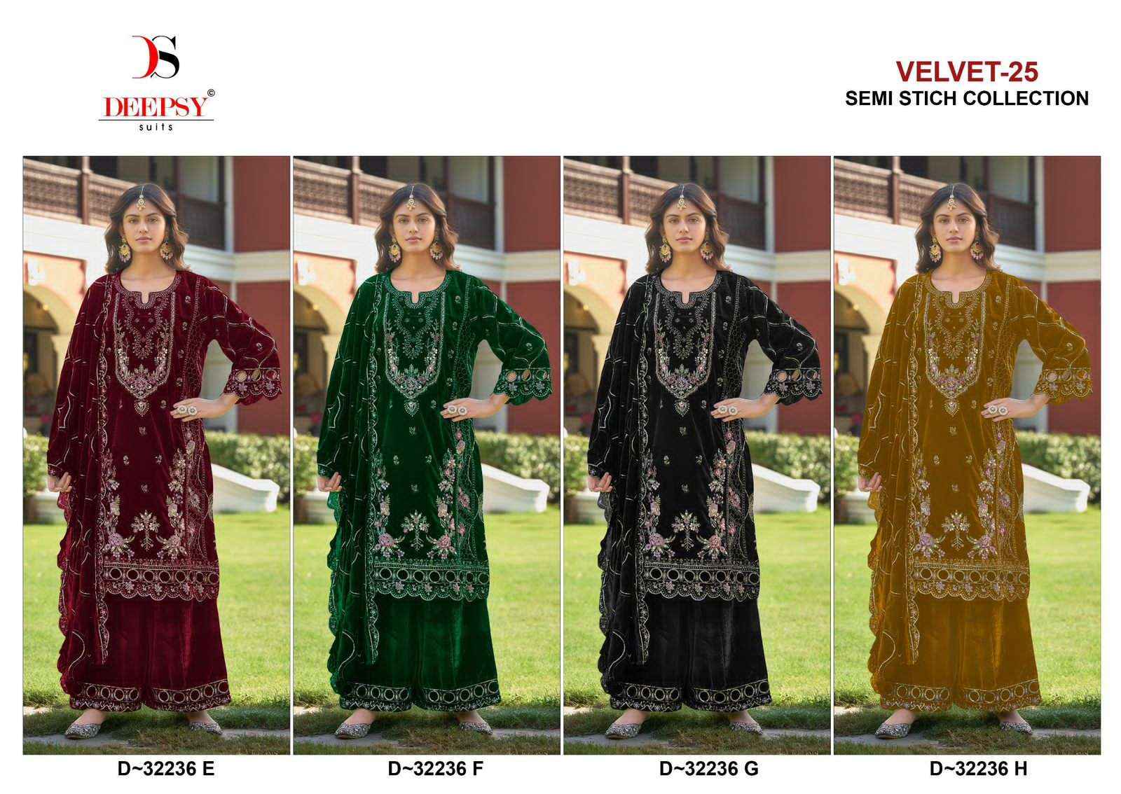 Deepsy D 32236 Colors Partywear Style Pakistani Dress Collection ( 4 Pcs Catalog )