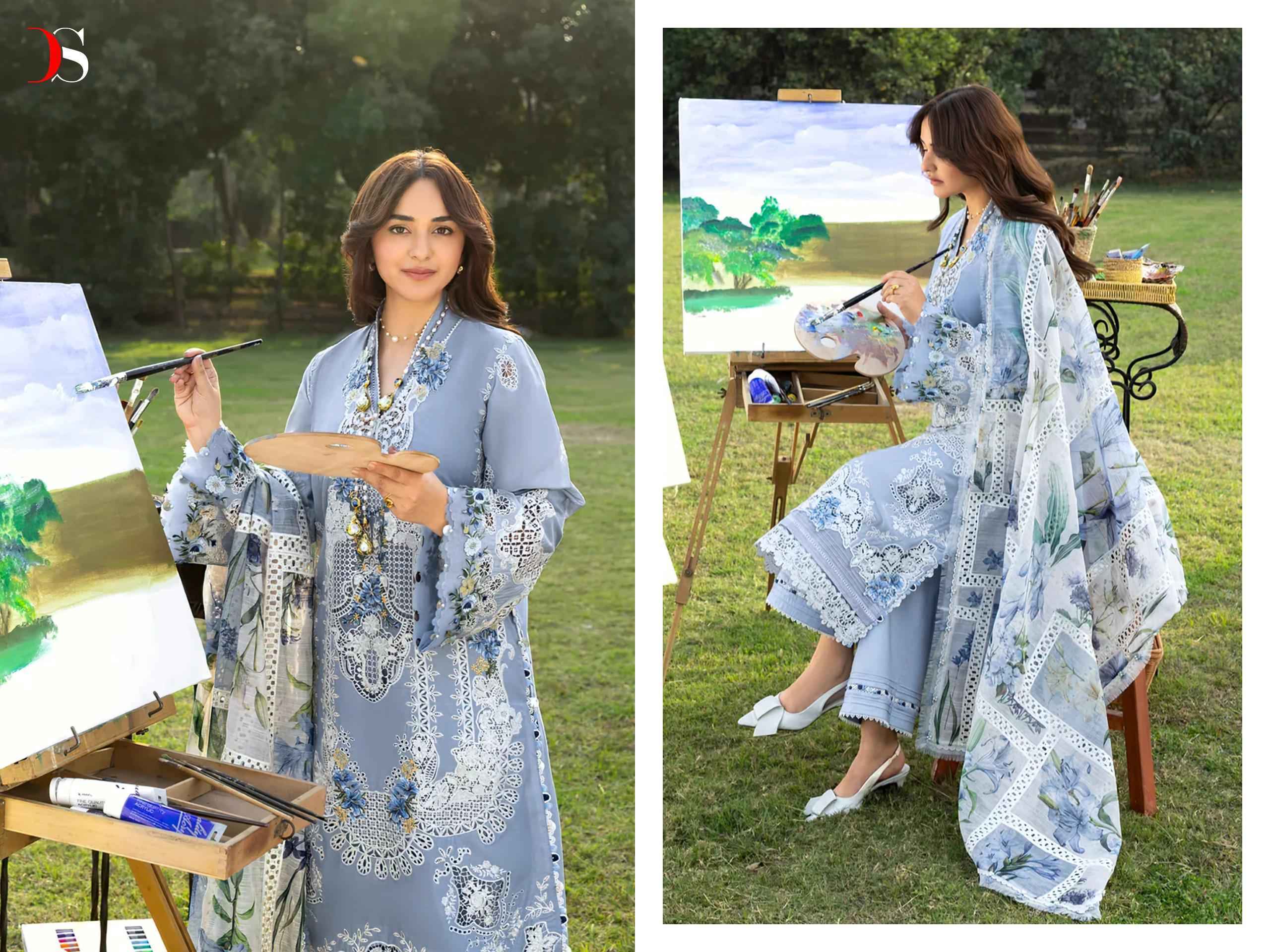 Deepsy Elaf Premium Cotton Dress Material Wholesale Collection ( 6 Pcs Catalog )