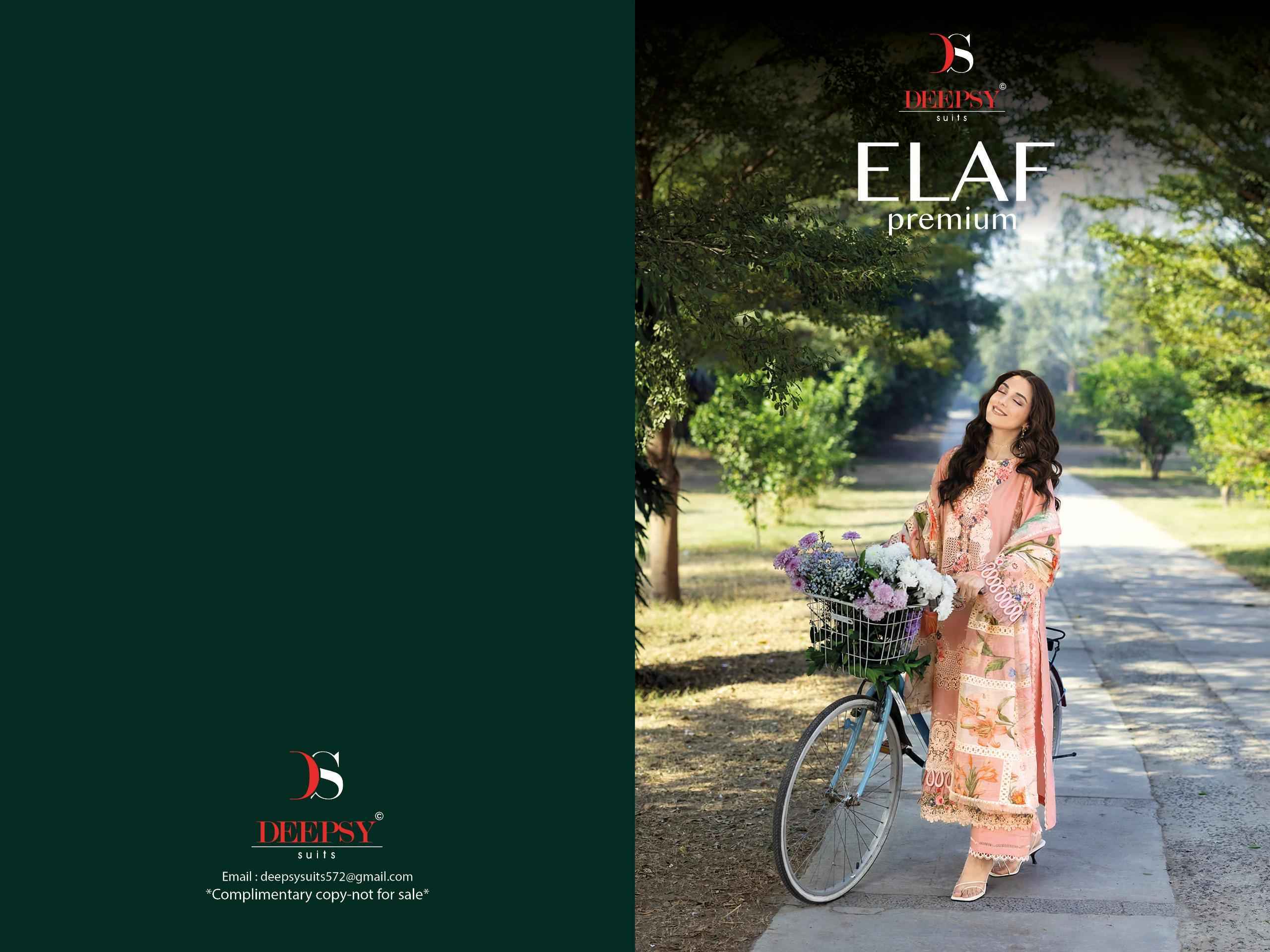 Deepsy Elaf Premium Cotton Dress Material Wholesale Collection ( 6 Pcs Catalog )