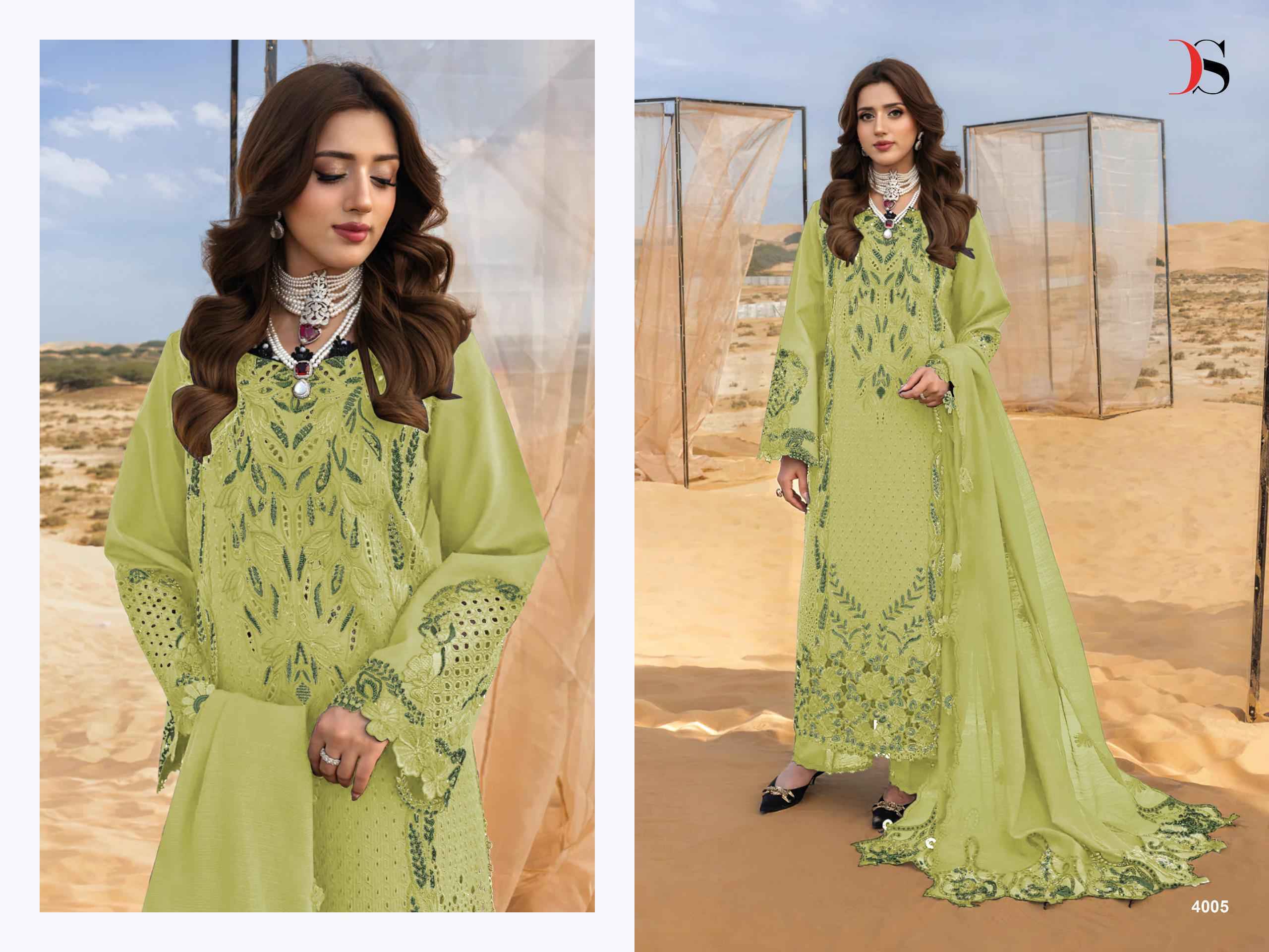 Deepsy Rangraisya Premium Lawn Vol 4 Cotton Dress Material Wholesale Collection ( 6 Pcs Catalog )
