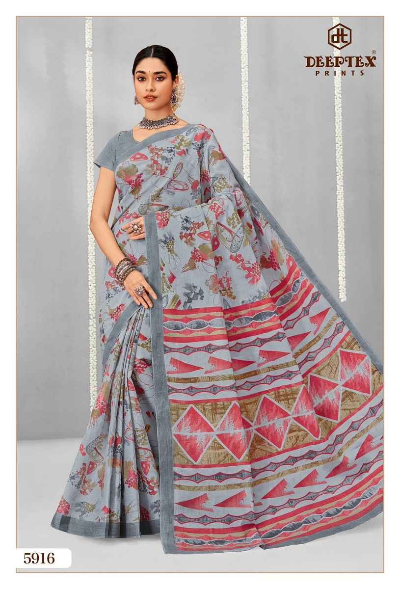 Deeptex Prints Mother India Vol 59 Cotton Saree Wholesale Online Price ( 30 pcs Catalogue )