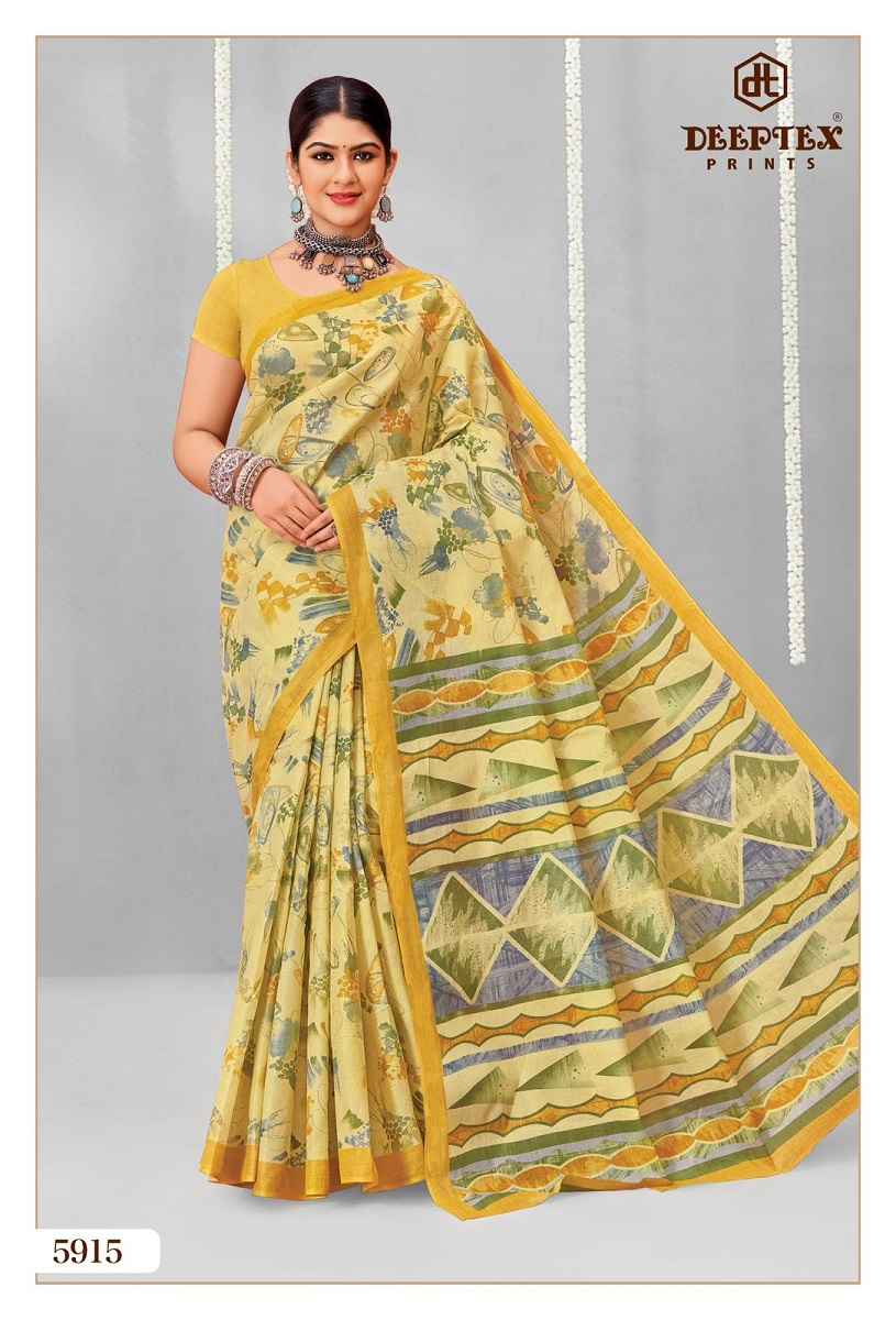 Deeptex Prints Mother India Vol 59 Cotton Saree Wholesale Online Price ( 30 pcs Catalogue )