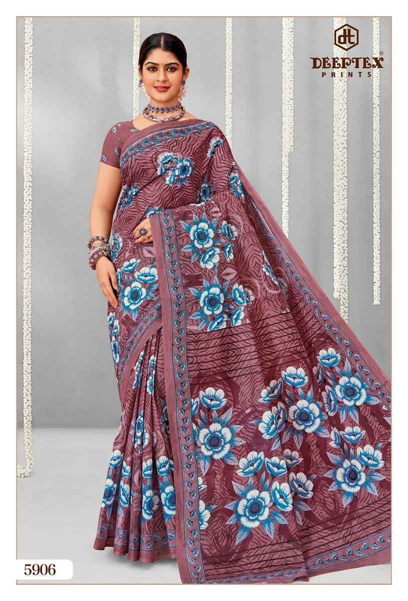 Deeptex Prints Mother India Vol 59 Cotton Saree Wholesale Online Price ( 30 pcs Catalogue )