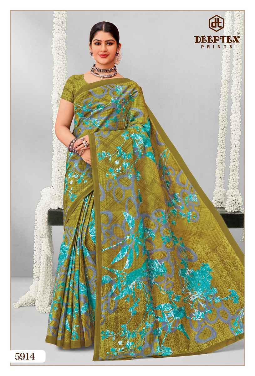 Deeptex Prints Mother India Vol 59 Cotton Saree Wholesale Online Price ( 30 pcs Catalogue )