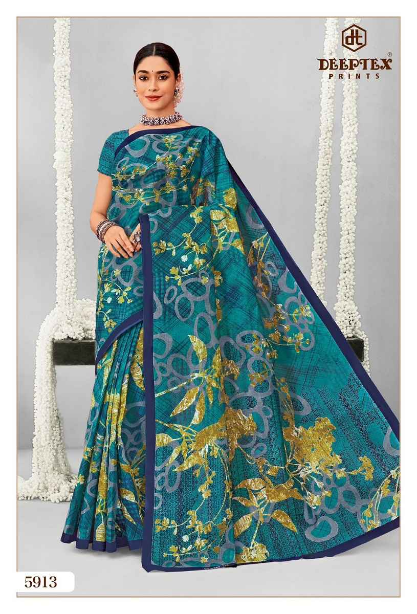 Deeptex Prints Mother India Vol 59 Cotton Saree Wholesale Online Price ( 30 pcs Catalogue )